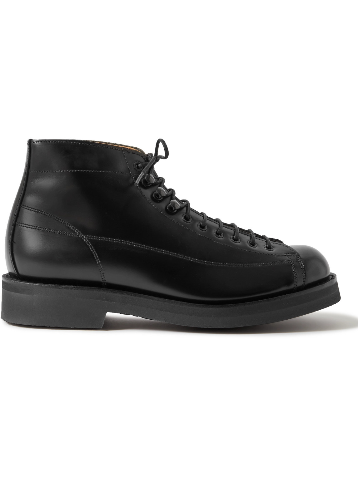 Grenson Dexter Leather Boots In Black