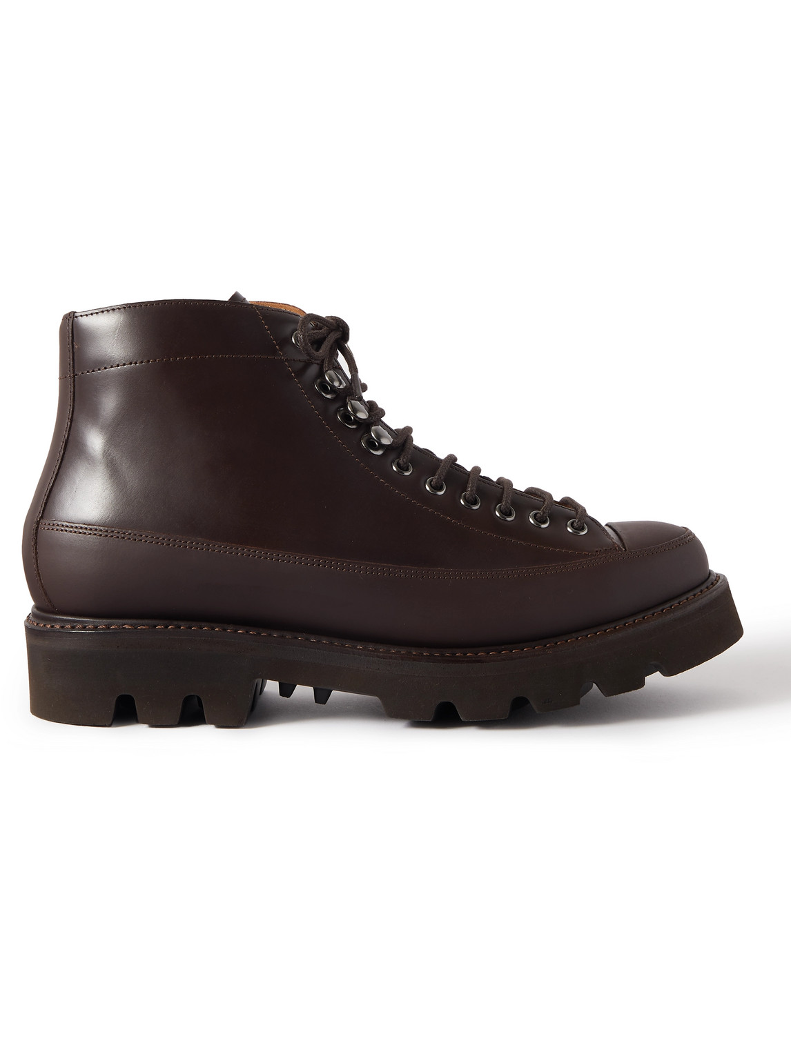 Grenson Augustus Leather Boots In Brown