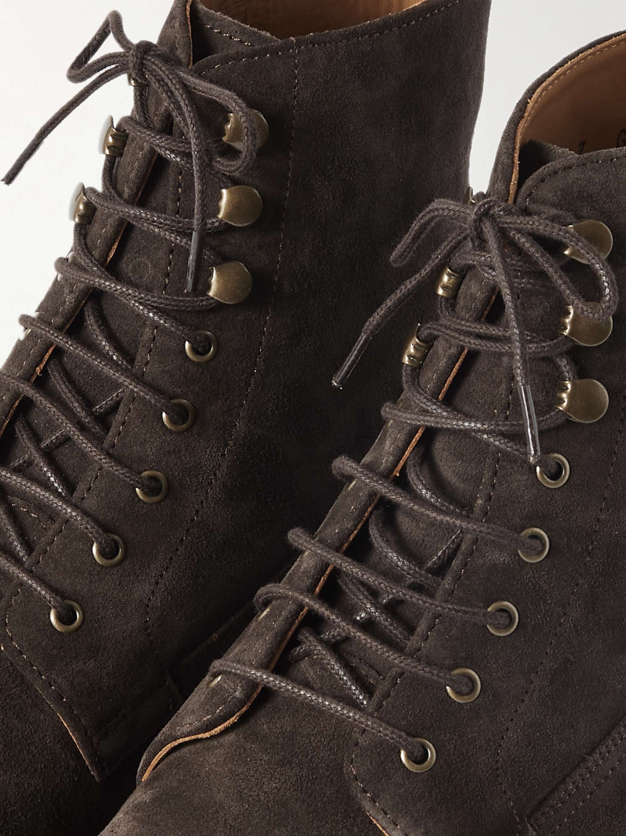 GRENSON Harry Suede Lace-Up Boots