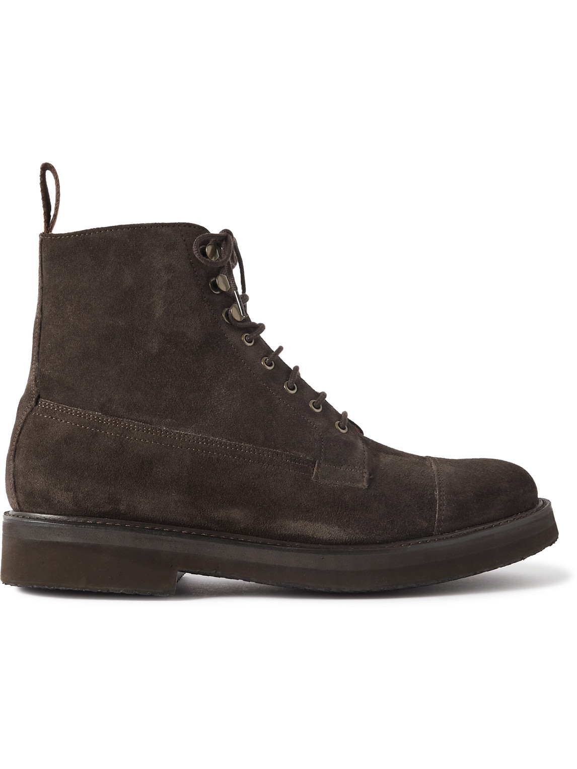 GRENSON HARRY SUEDE LACE-UP BOOTS