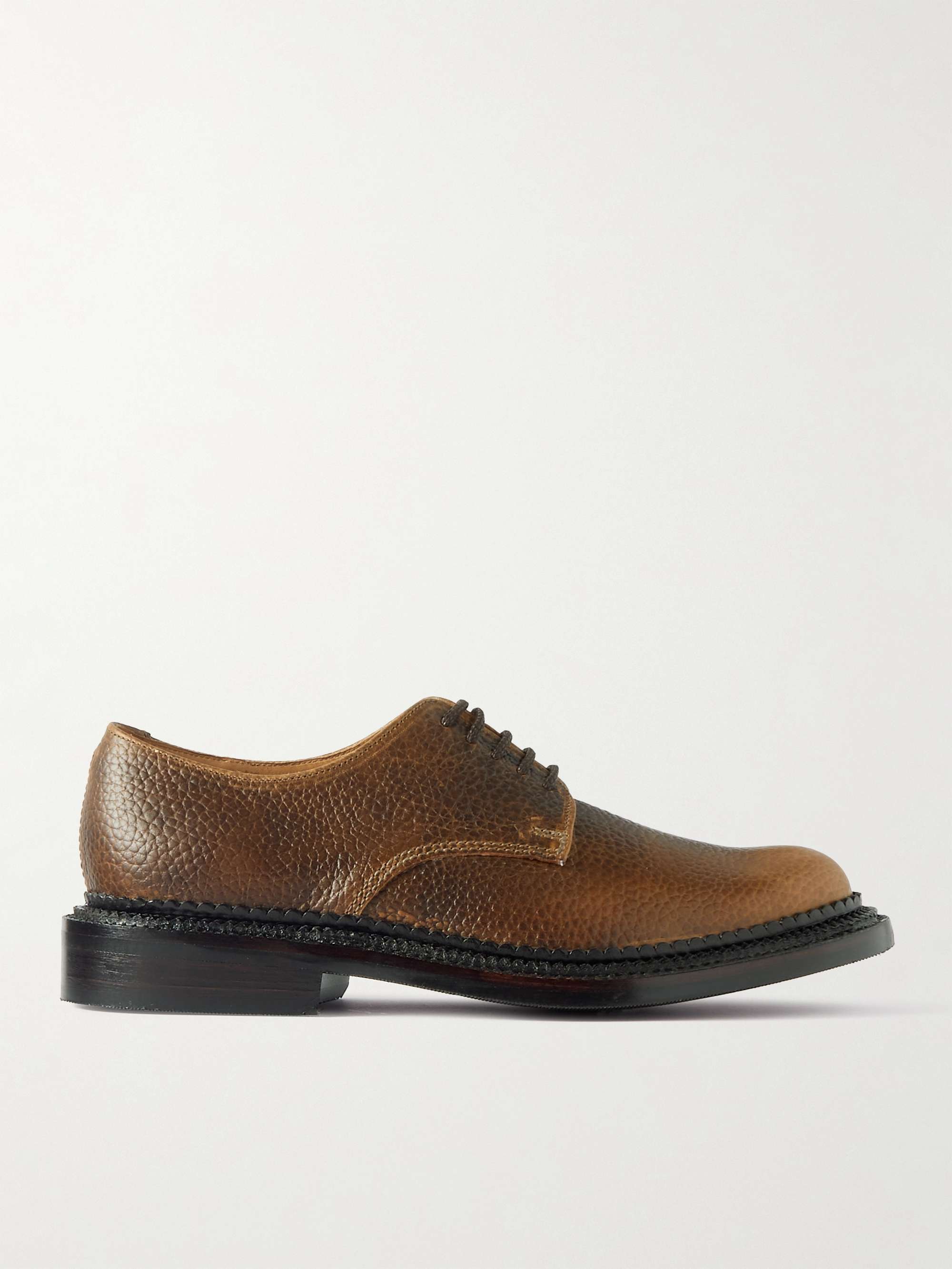 GRENSON Curt Full-Grain Leather Derby Shoes