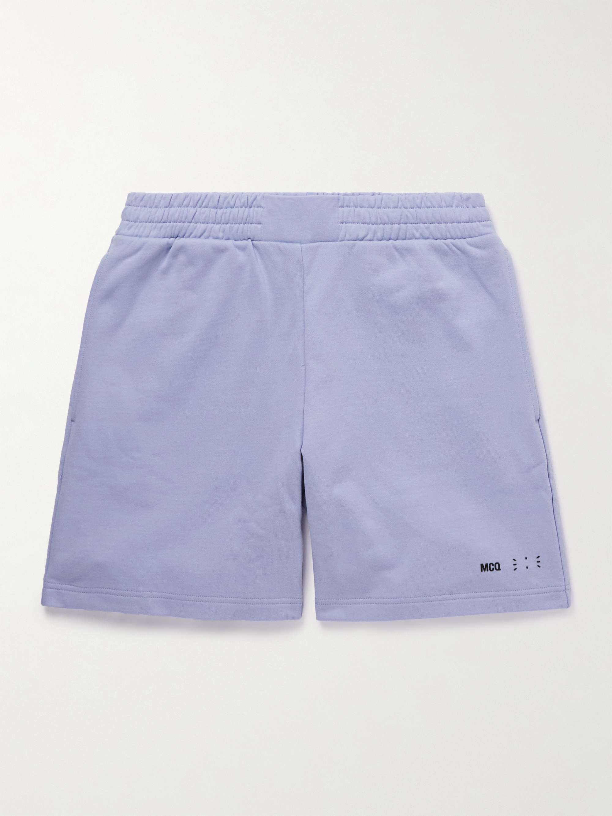 MCQ Straight-Leg Logo-Appliquéd Cotton-Jersey Shorts