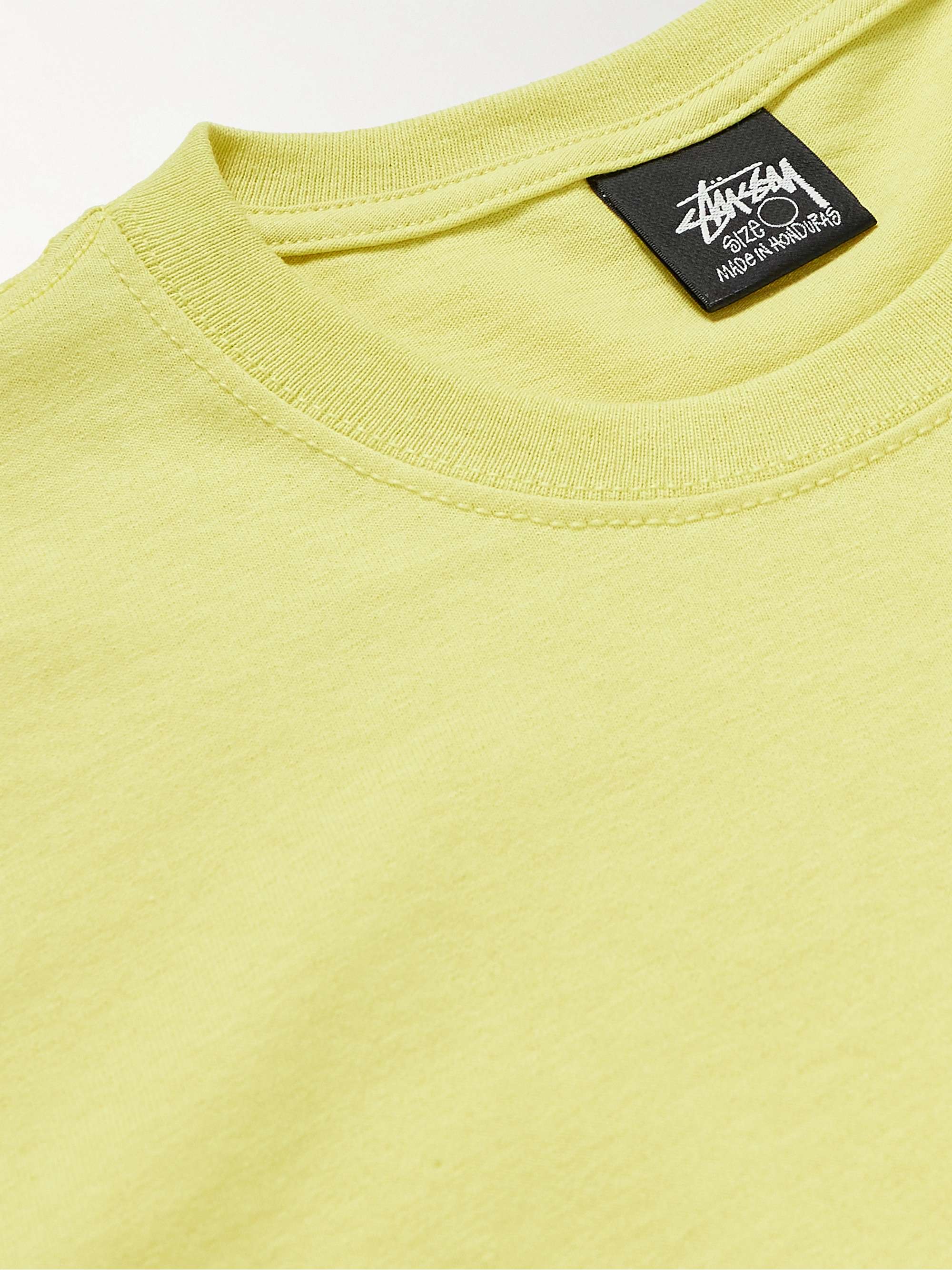 STÜSSY Oz Printed Cotton-Jersey T-Shirt