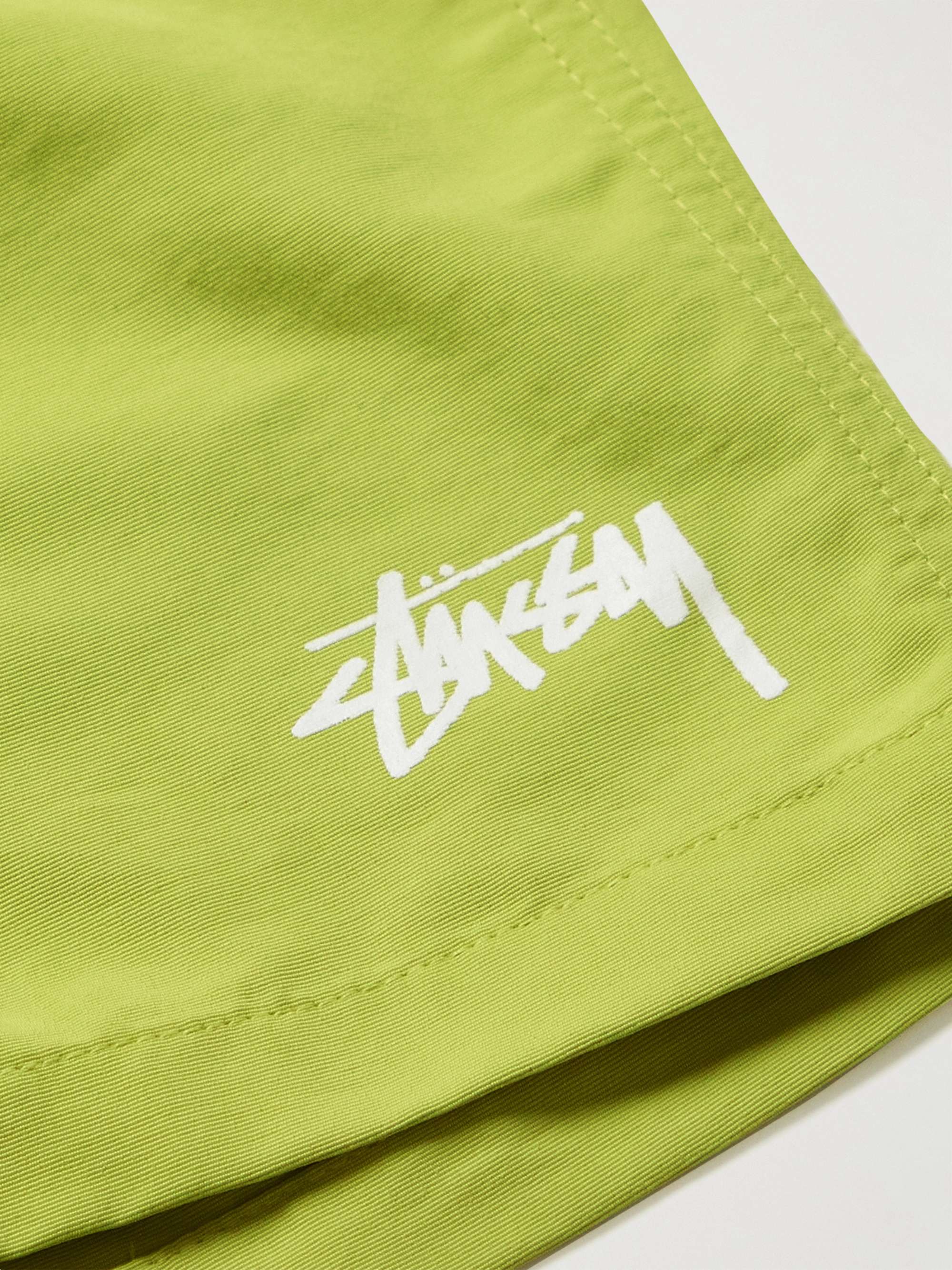 STÜSSY Straight-Leg Logo-Print Swim Shorts
