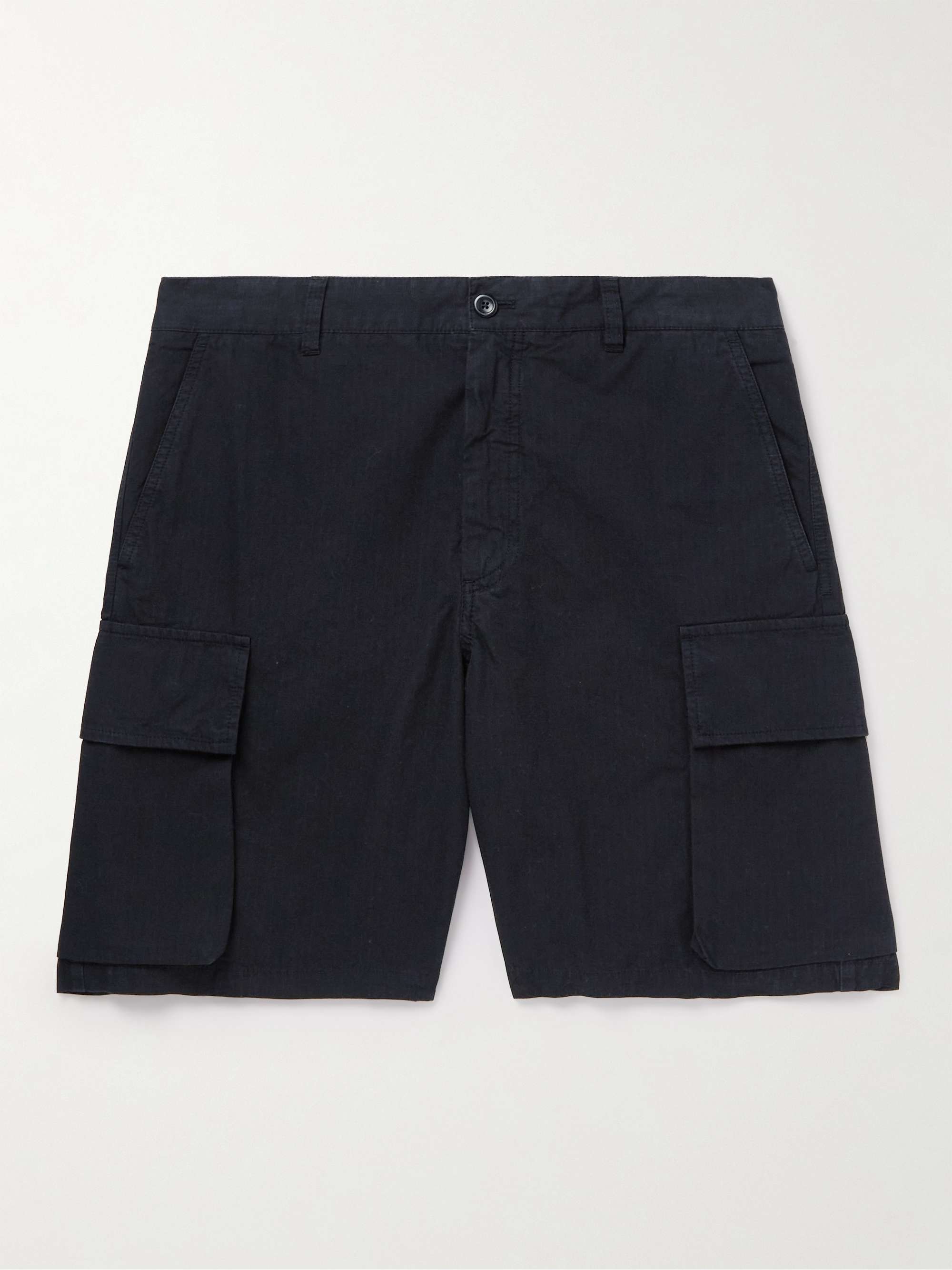 NORSE PROJECTS Lukas Straight-Leg Logo-Appliquéd Cotton-Ripstop Cargo Shorts