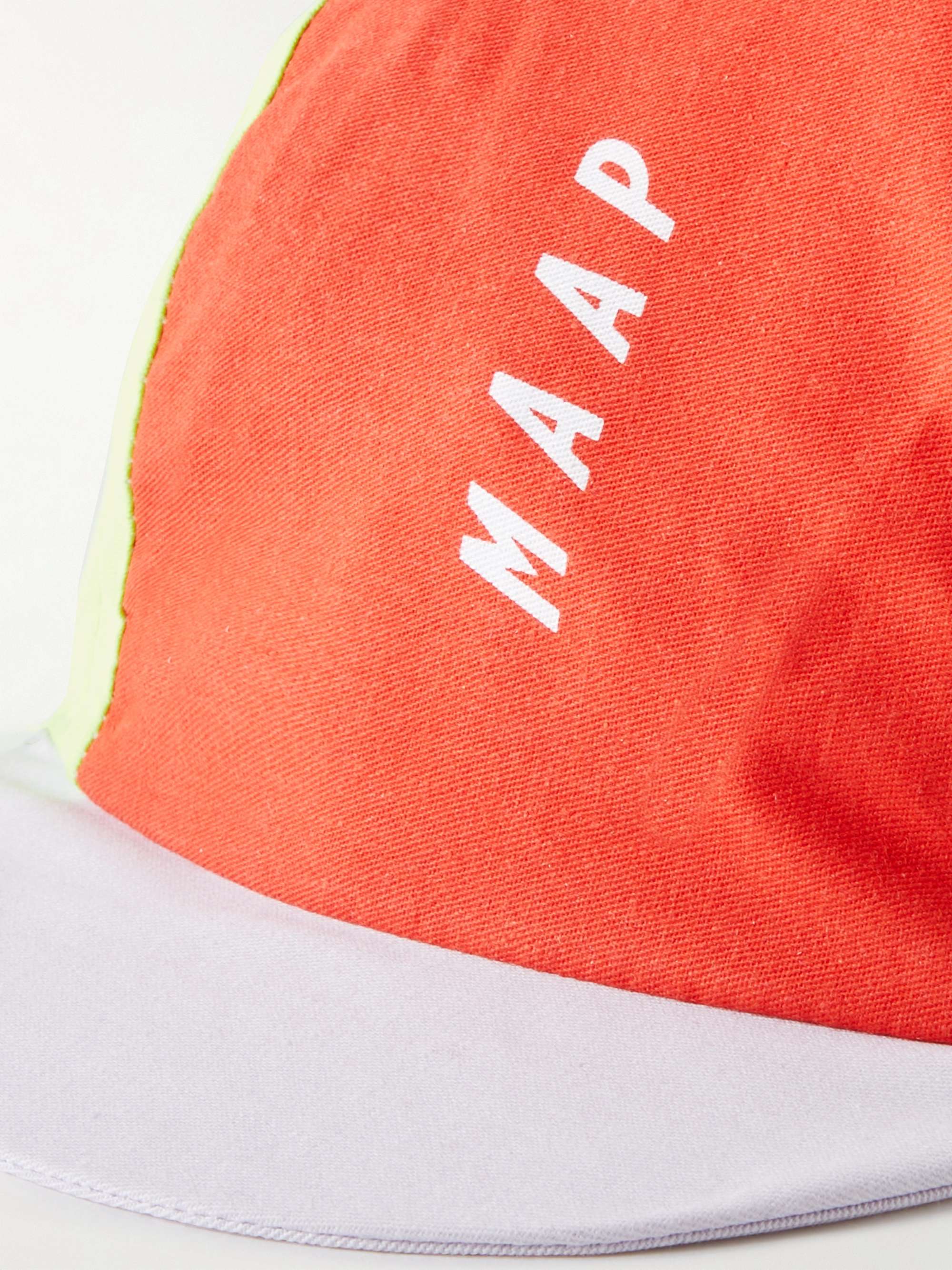 MAAP Emblem Logo-Print Colour-Block Twill Cycling Cap