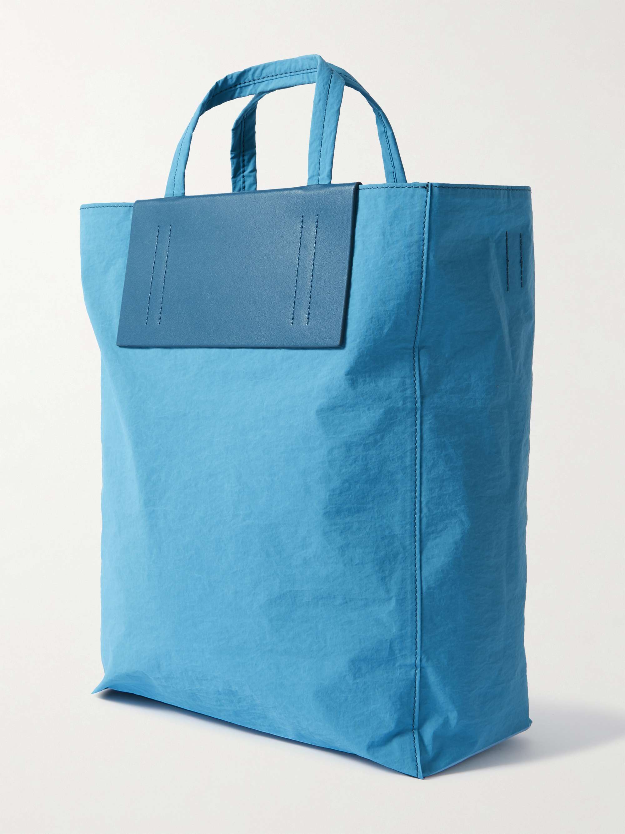 ACNE STUDIOS Shell and Printed Leather Tote Bag