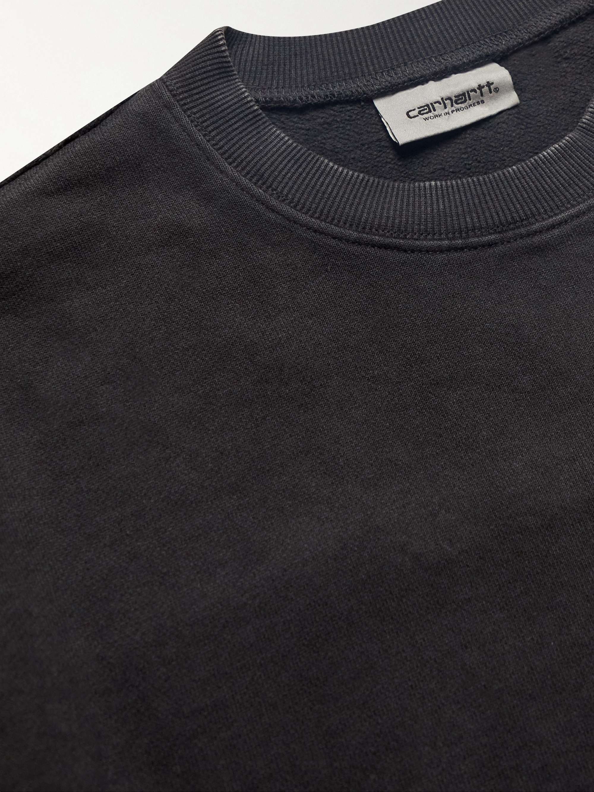 CARHARTT WIP Logo-Embroidered Cotton-Jersey Sweatshirt