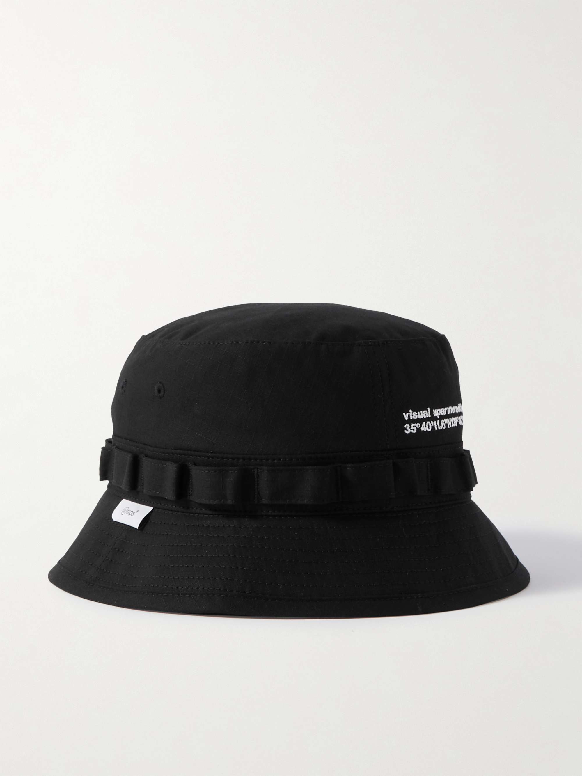 Black Jungle 02 Logo-Embroidered Cotton-Ripstop Bucket Hat | WTAPS | MR  PORTER