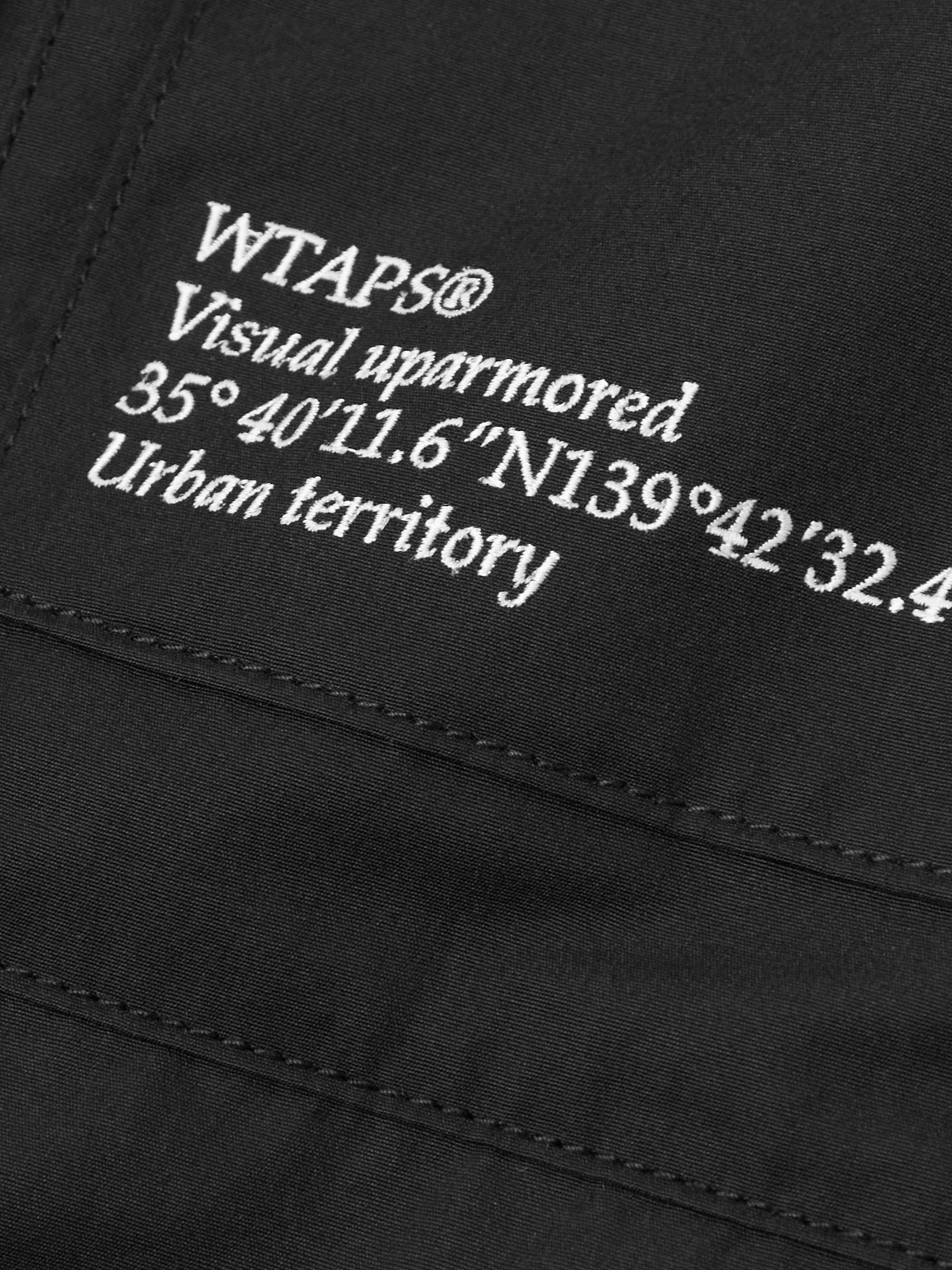 WTAPS Logo-Embroidered Cotton-Blend Shell Gilet