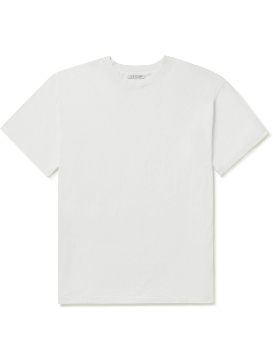 Shop John Elliott University Cotton-jersey T-shirt In White