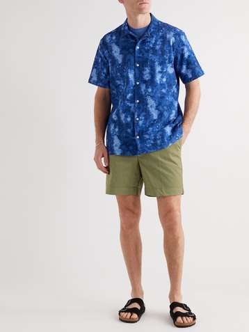 Herrenmode Kushiro Mens Designer Slim Fit Knee Length Twill Chino Cotton  Chinos Shorts Shorts & Bermudas LA2543640