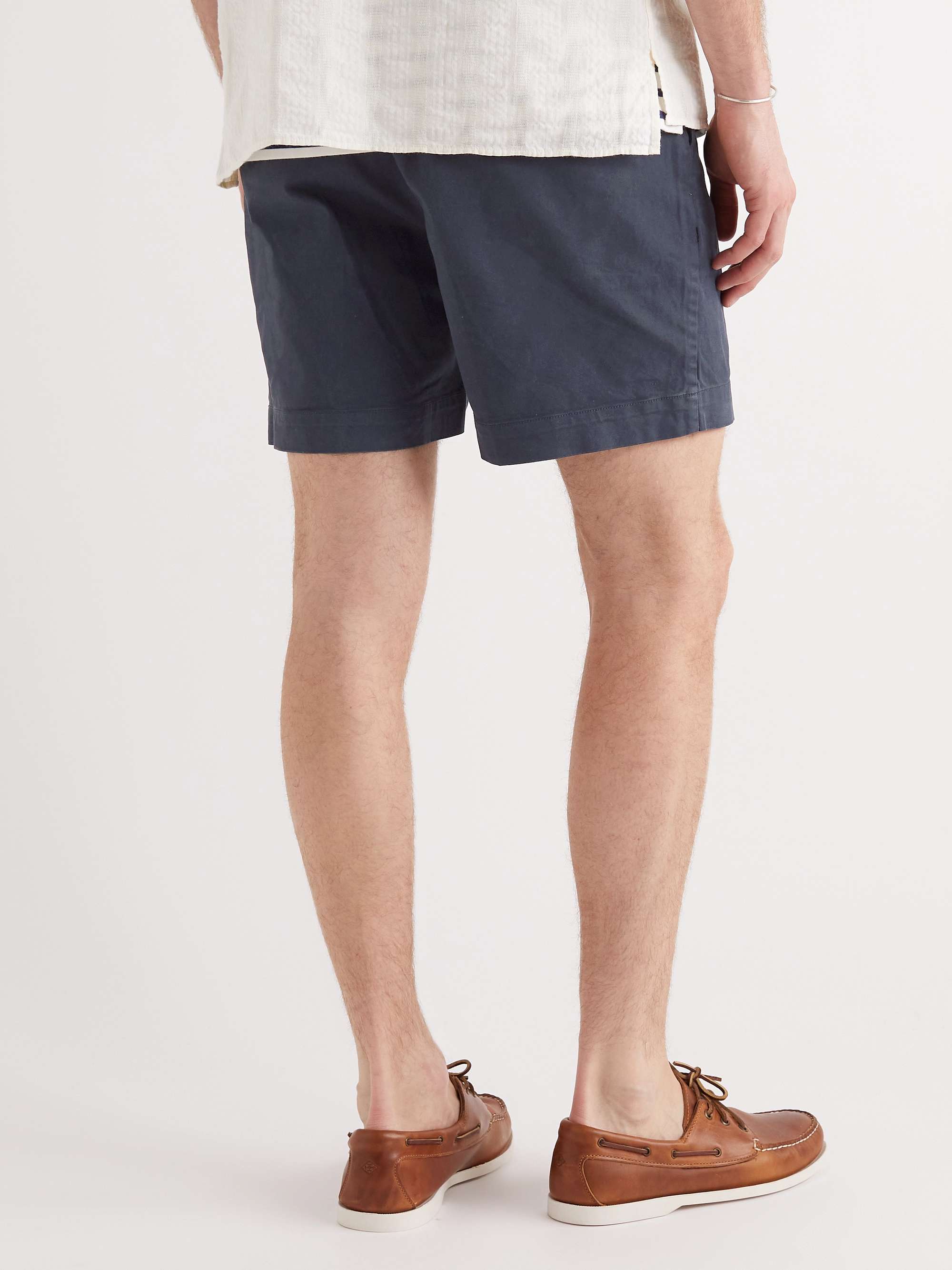 ALEX MILL Mercer Straight-Leg Cotton-Blend Twill Chino Shorts