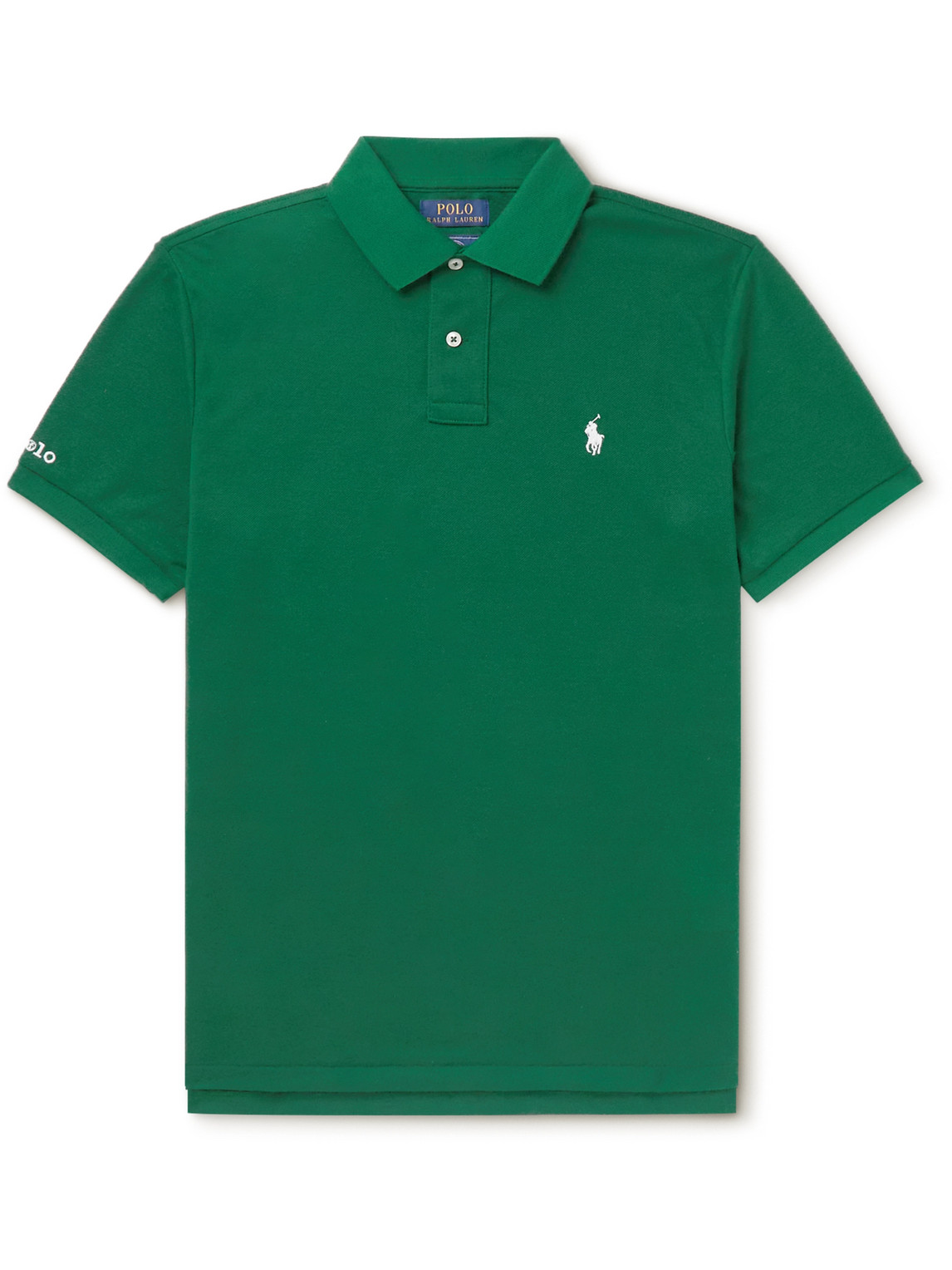 Polo Ralph Lauren Wimbledon Logo-embroidered Recycled Piqué Polo Shirt ...