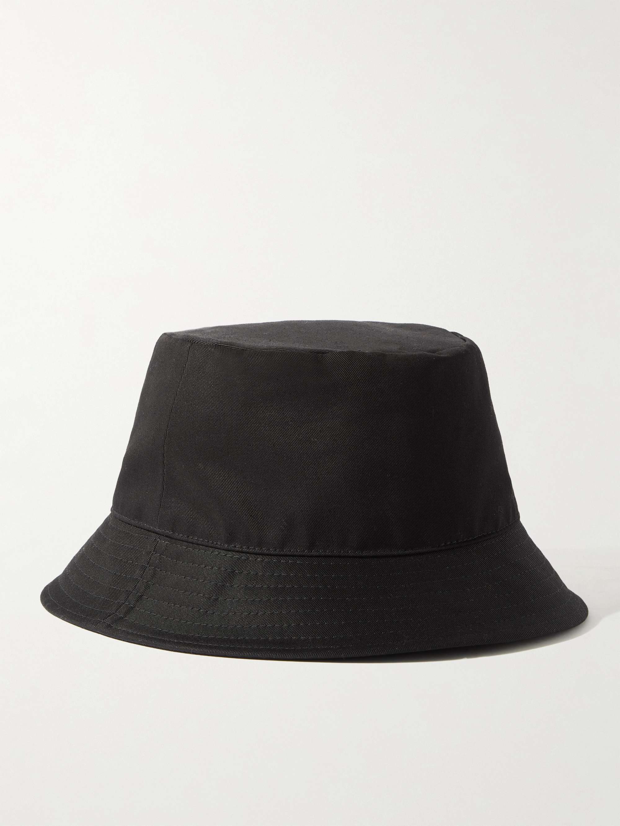 CELINE HOMME Bob Sequin-Embellished Cotton-Twill Bucket Hat