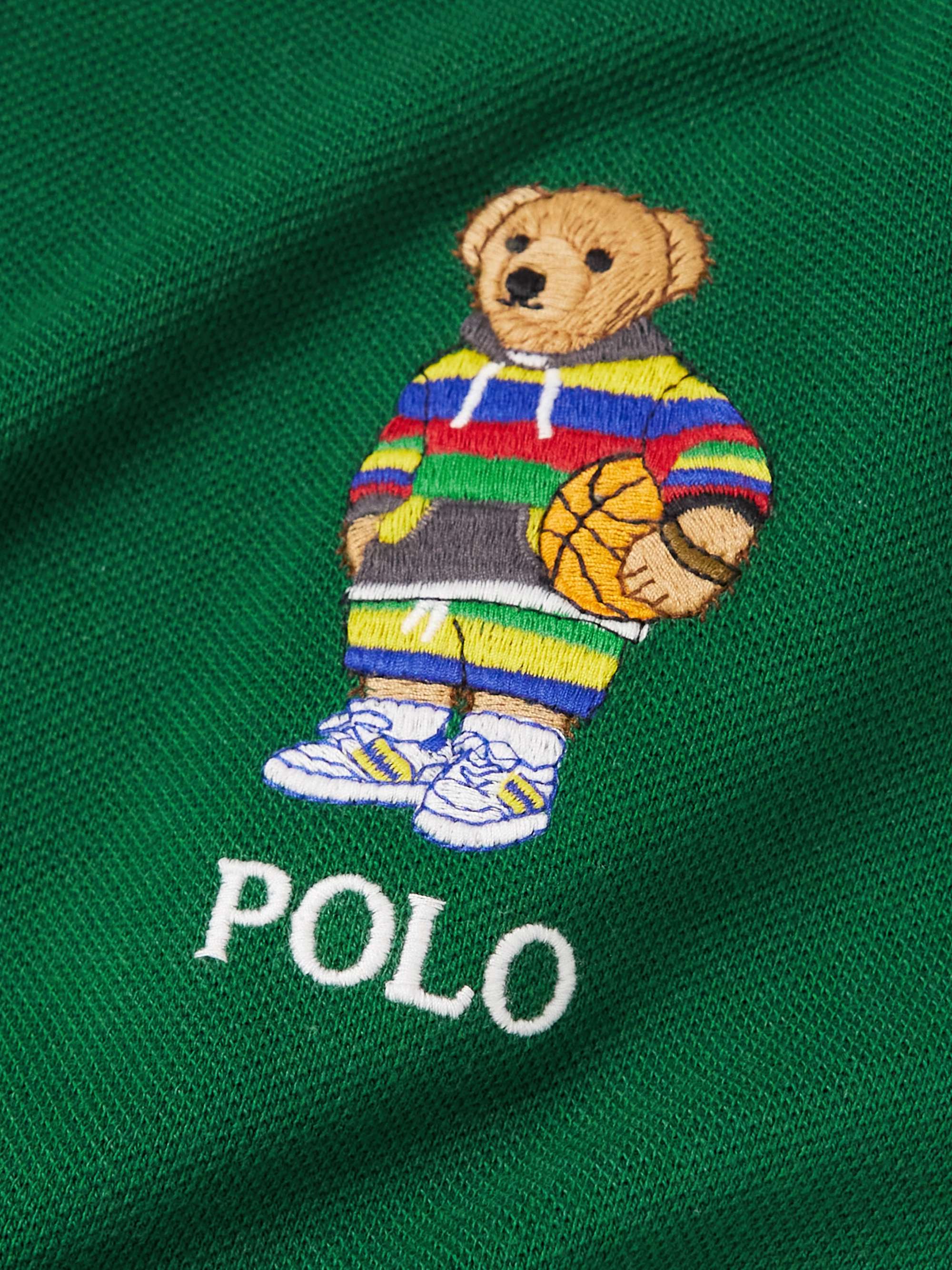 POLO RALPH LAUREN Slim-Fit Logo-Embroidered Cotton-Piqué Polo Shirt
