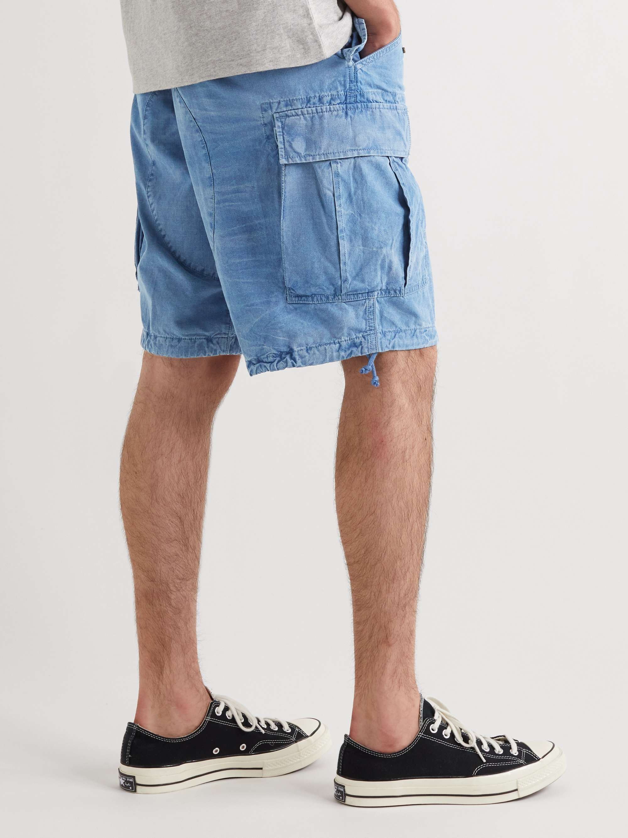POLO RALPH LAUREN Straight-Leg Cotton-Ripstop Cargo Trousers