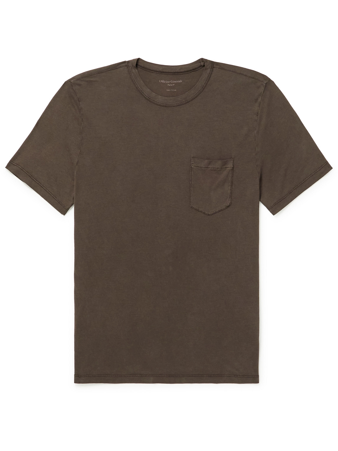 Officine Générale Pigment-Dyed Lyocell and Cotton-Blend T-shirt