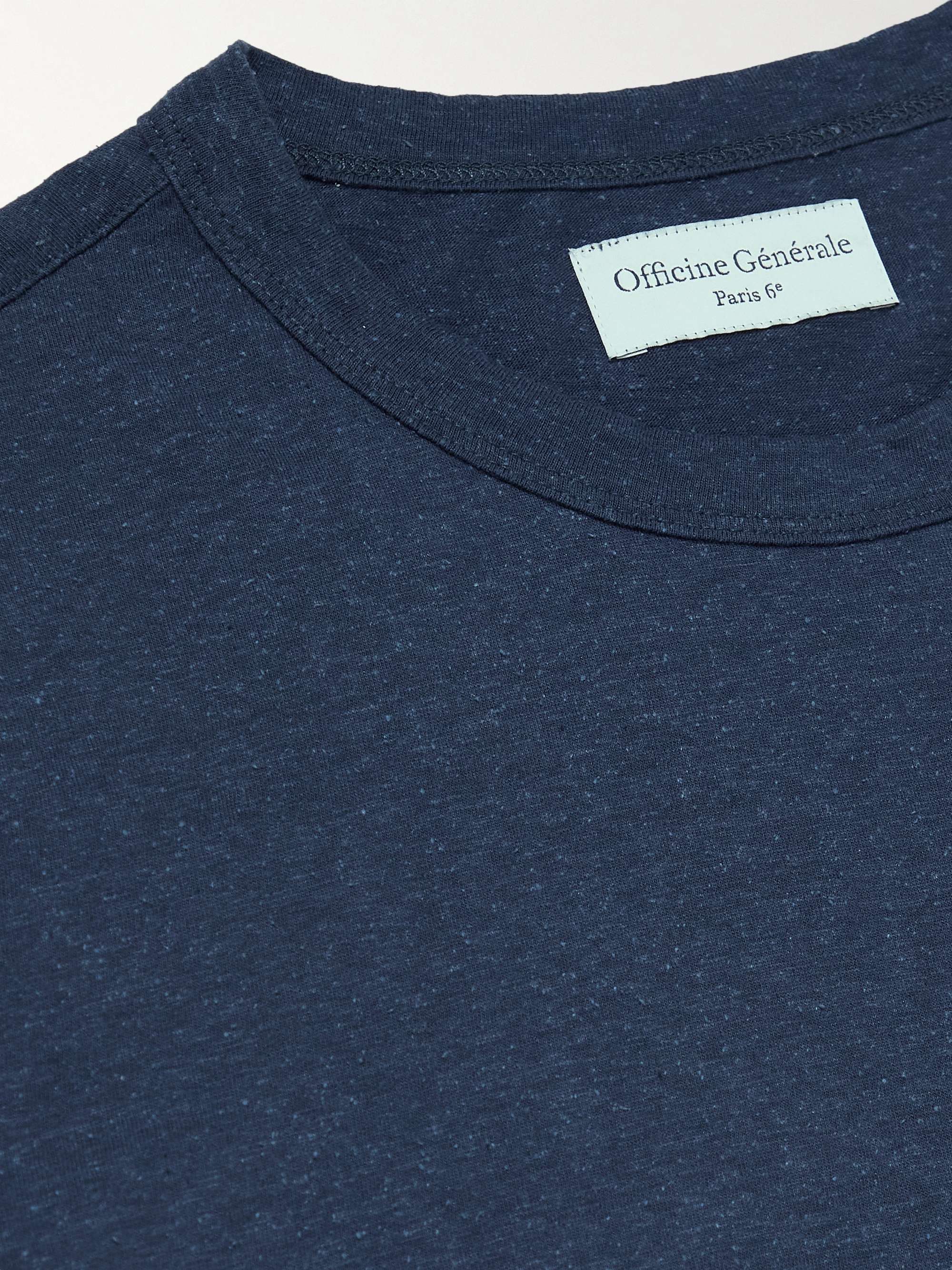 OFFICINE GÉNÉRALE Slub Cotton, Modal and Silk-Blend Jersey T-Shirt