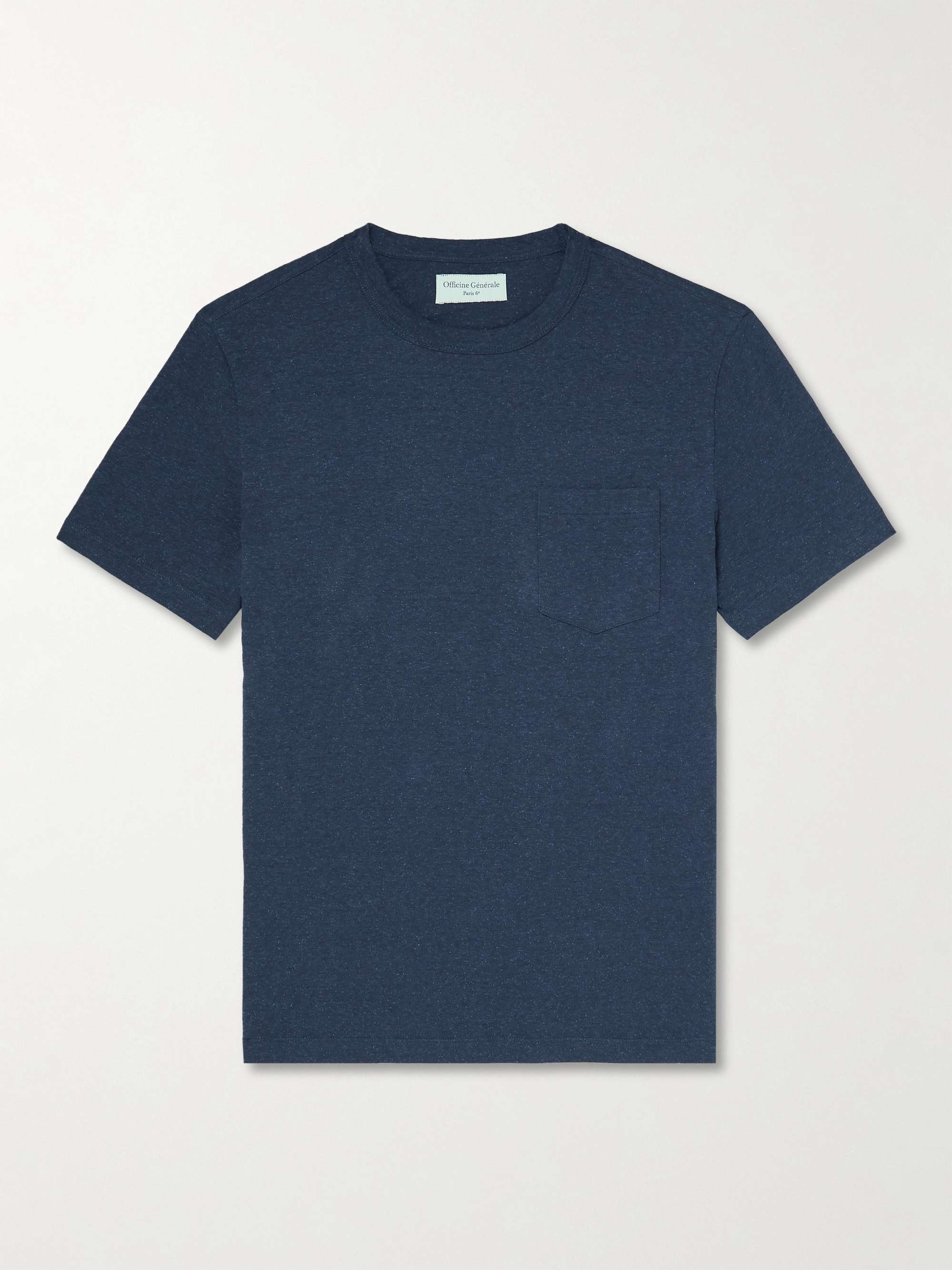 OFFICINE GÉNÉRALE Slub Cotton, Modal and Silk-Blend Jersey T-Shirt