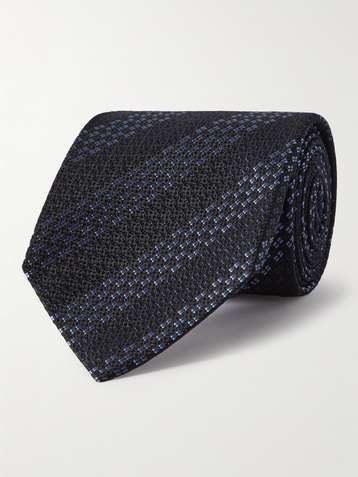 Tom Ford Silk Knitted Tie in Purple for Men Mens Accessories Ties 