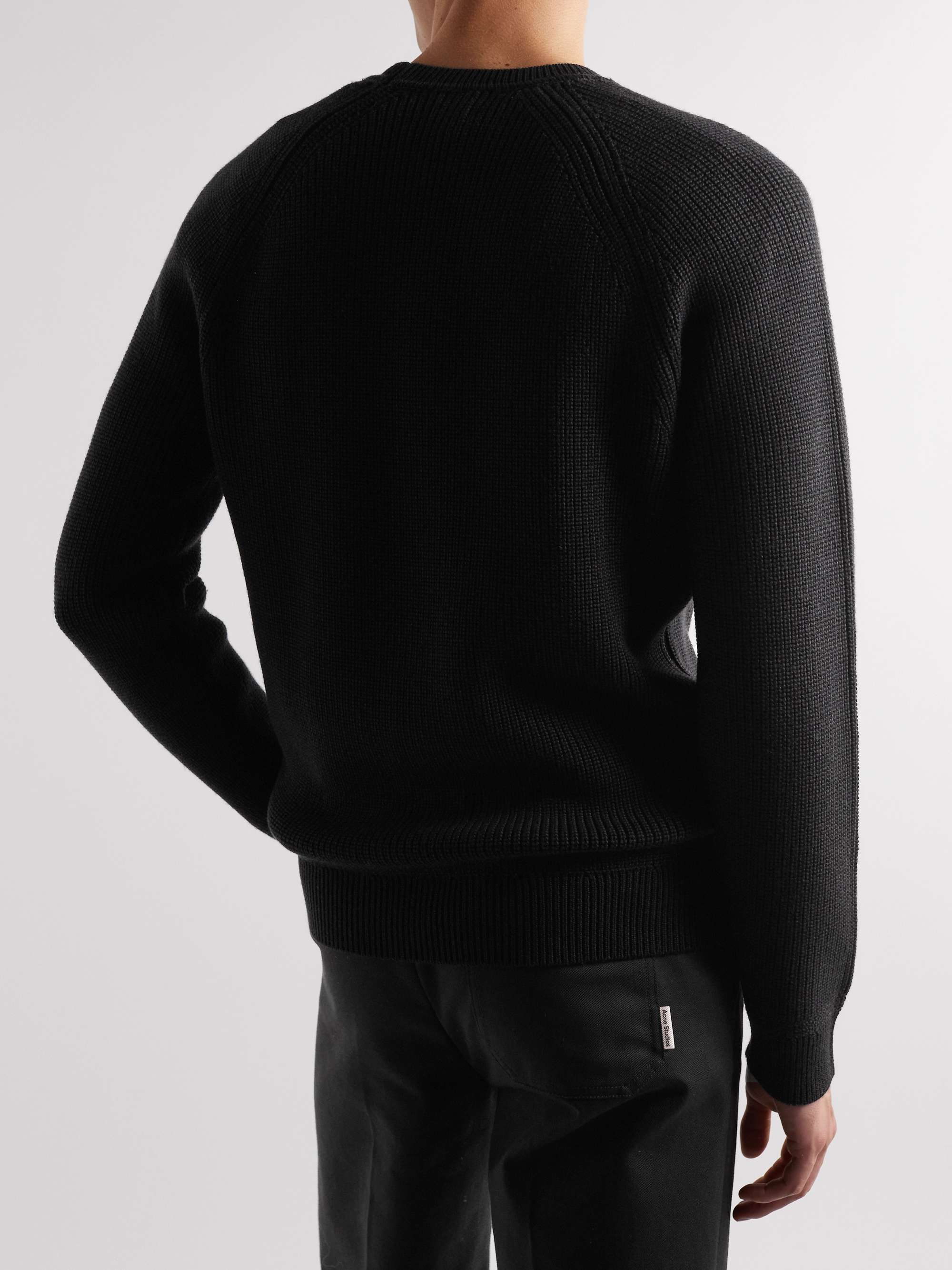 TOM FORD Slim-Fit Ribbed Wool and Silk-Blend Sweater
