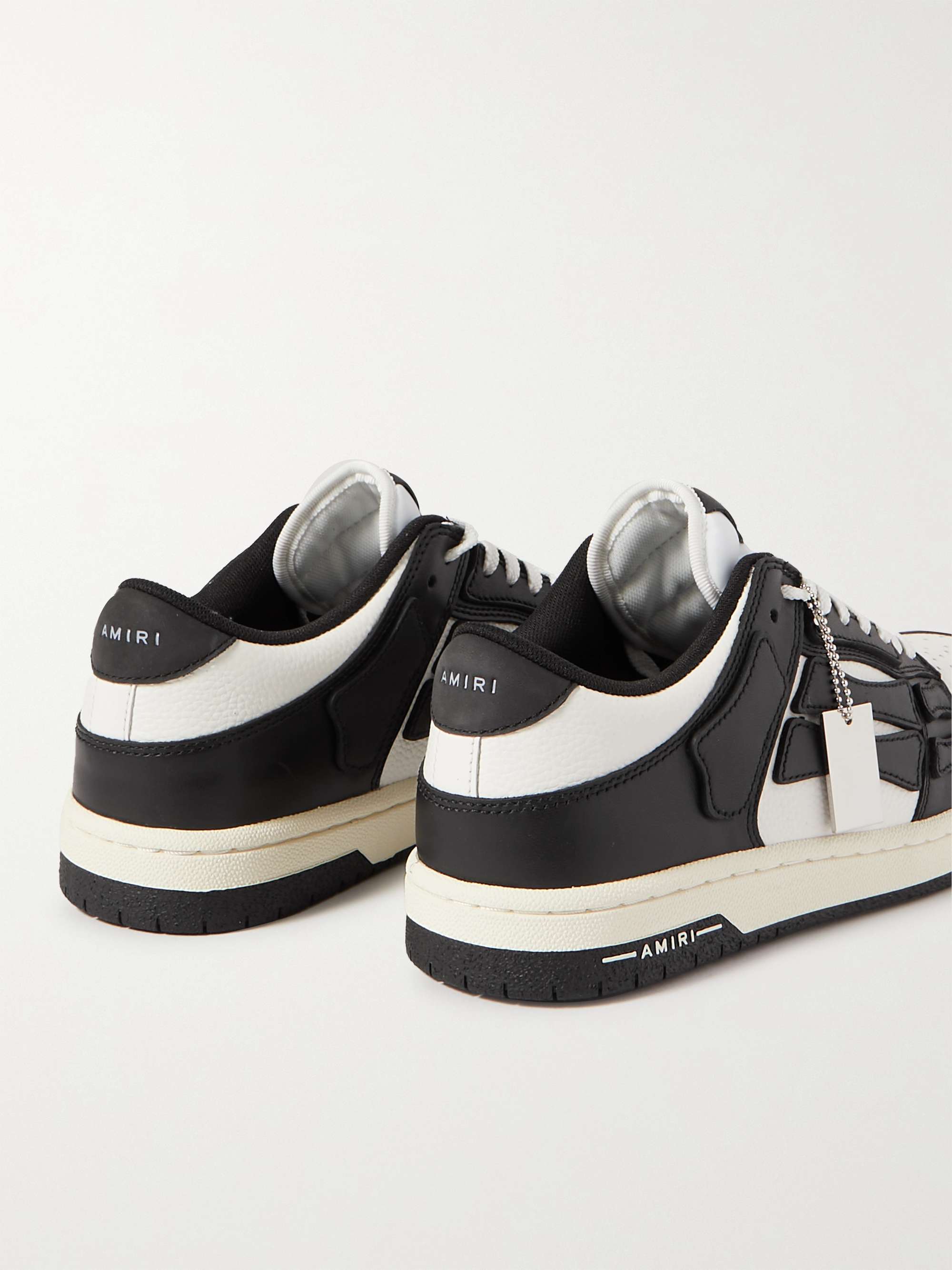 AMIRI Skel-Top Colour-Block Leather Sneakers