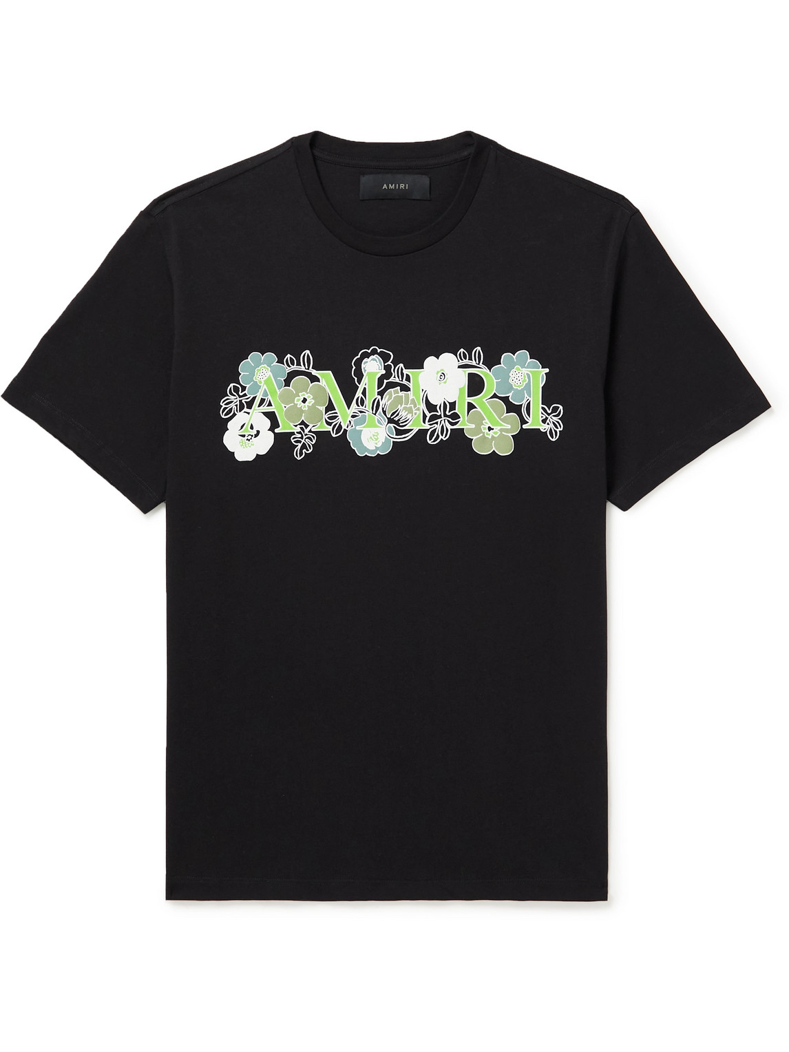 Flower Logo-Print Cotton-Jersey T-shirt