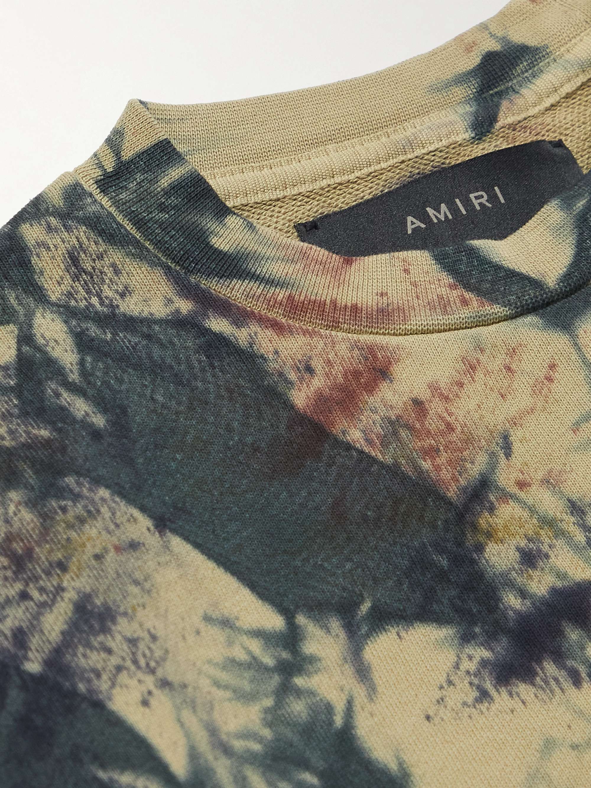 AMIRI KIDS Logo-Print Tie-Dyed Cotton-Jersey Sweatshirt