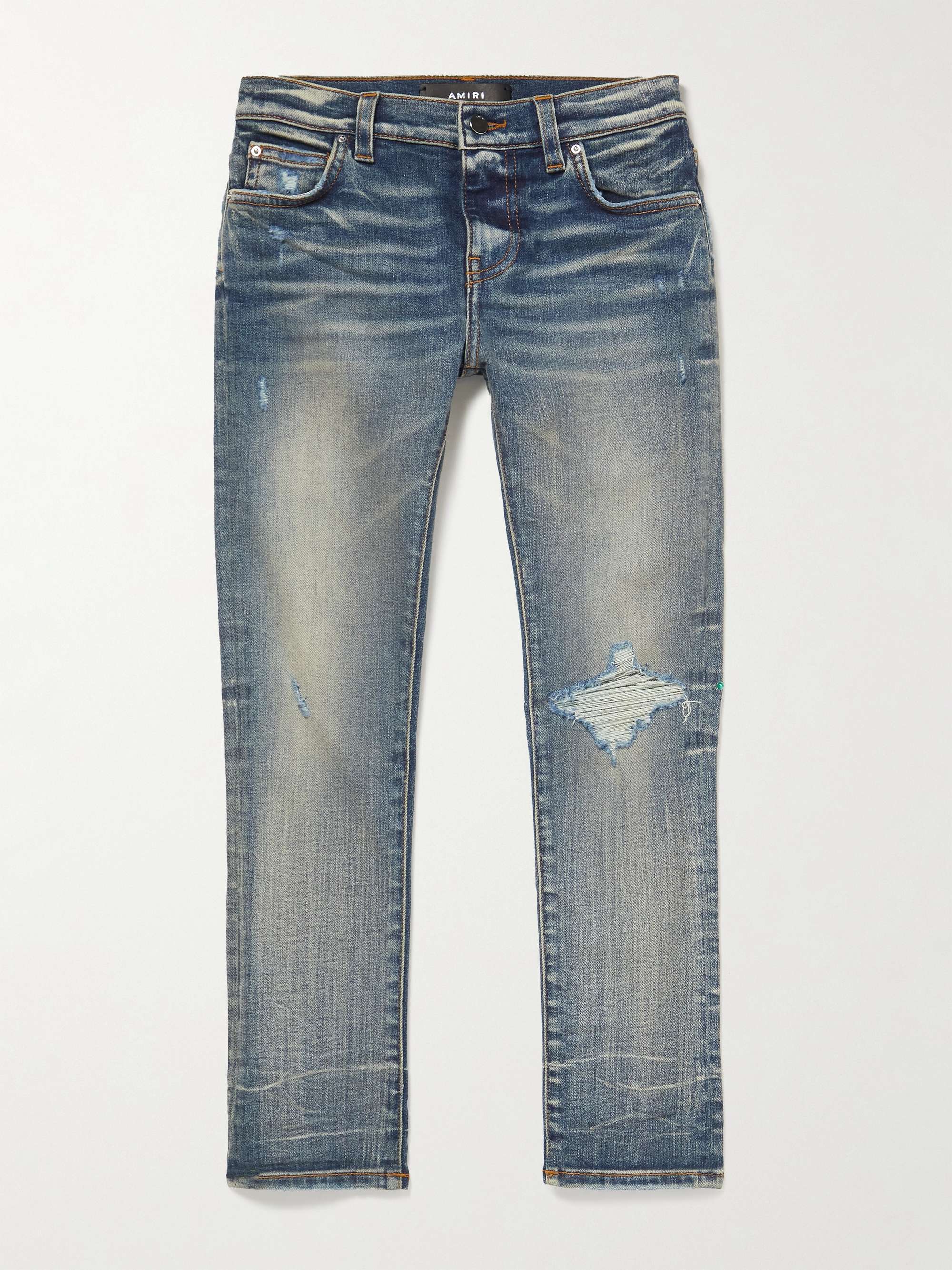 AMIRI KIDS Skinny-Fit Distressed Jeans