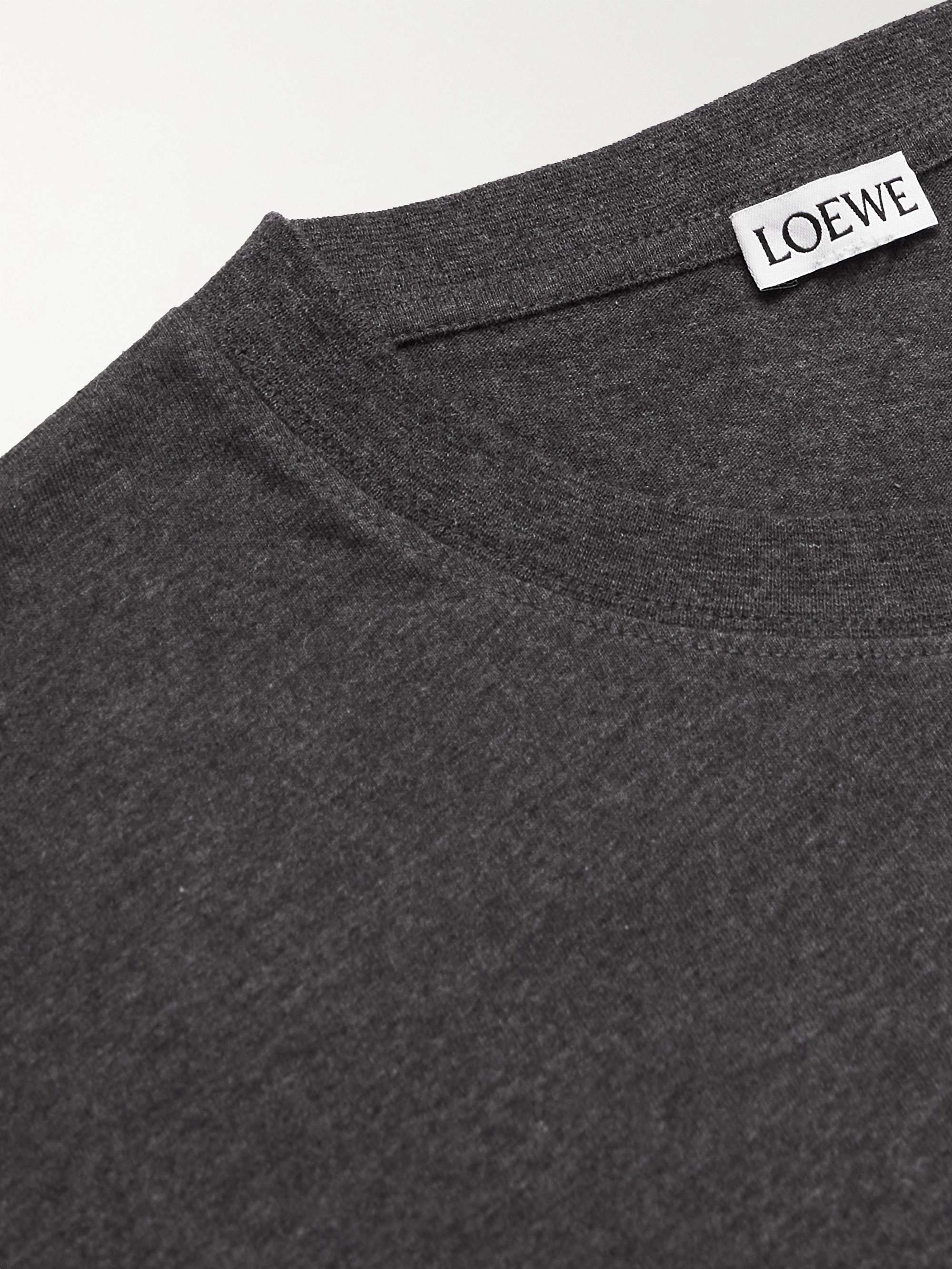 LOEWE Anagram Logo-Embroidered Cotton-Jersey T-Shirt