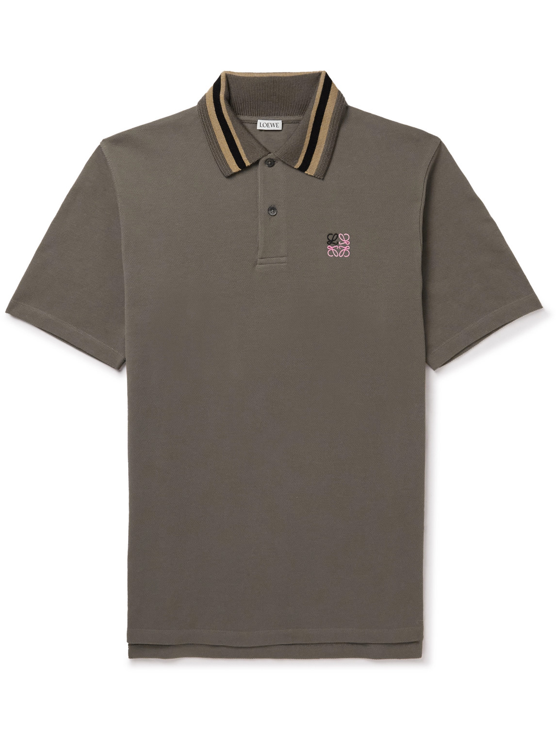 Logo-Embroidered Cotton-Piqué Polo Shirt
