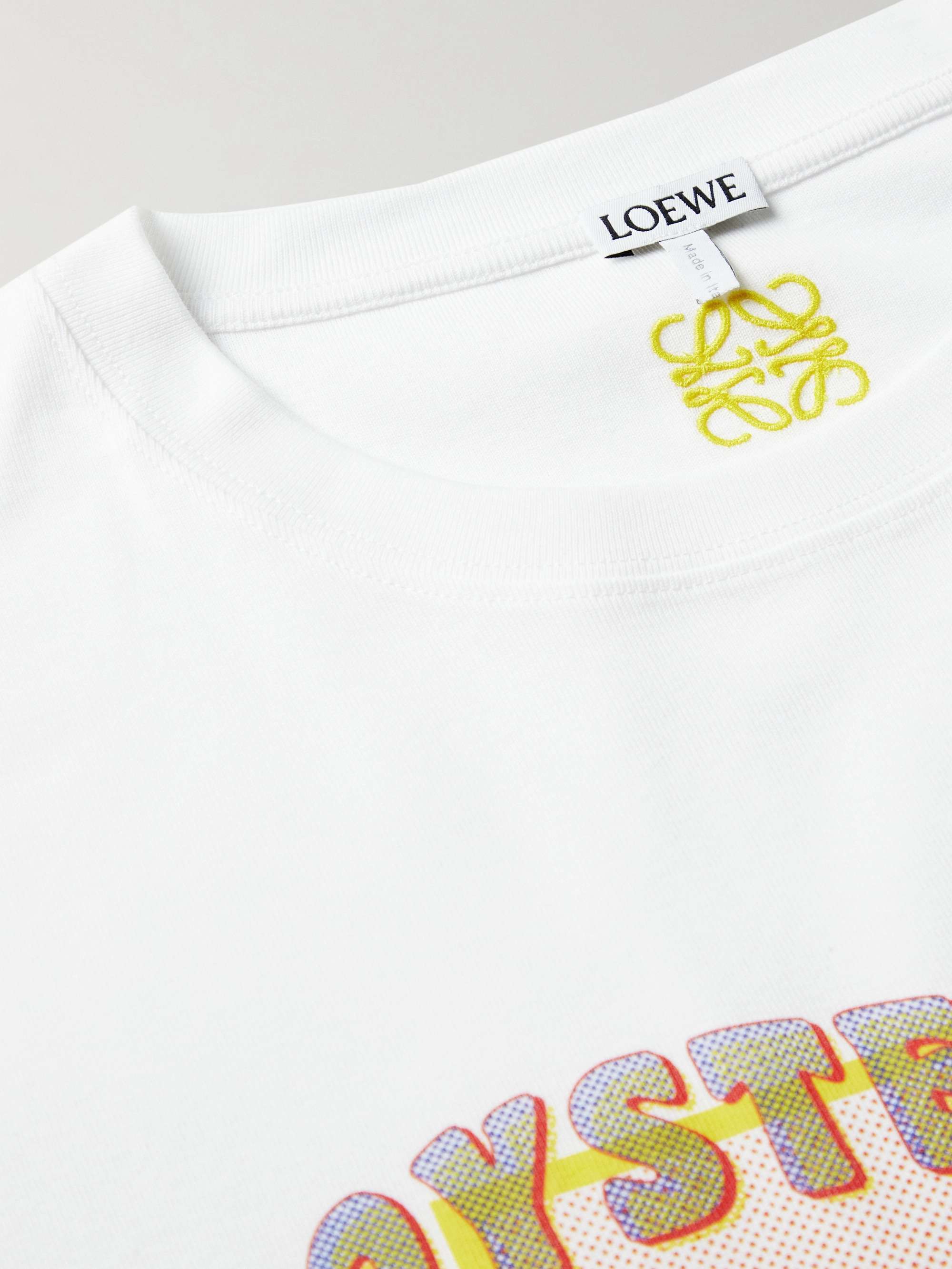 LOEWE Printed Cotton-Jersey T-Shirt