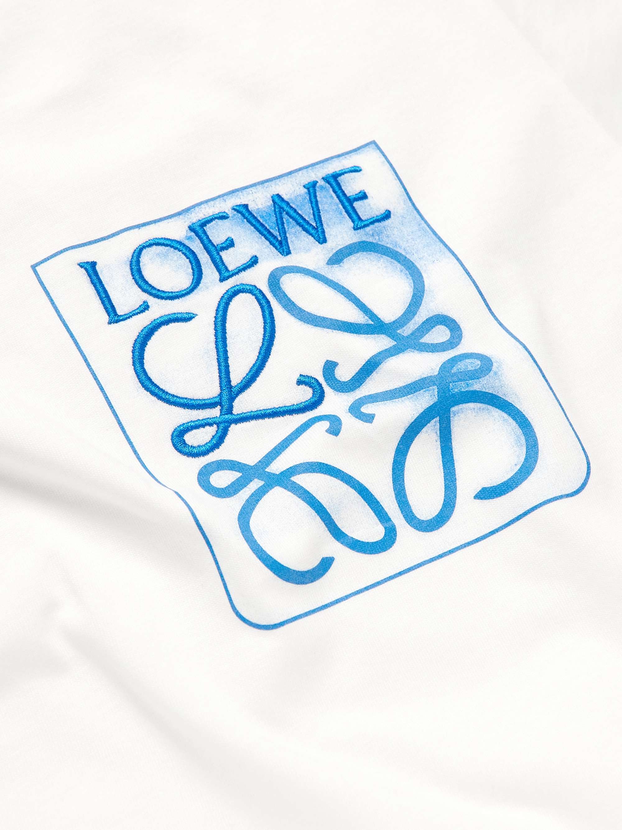 LOEWE Anagram Logo-Detailed Cotton-Jersey T-Shirt