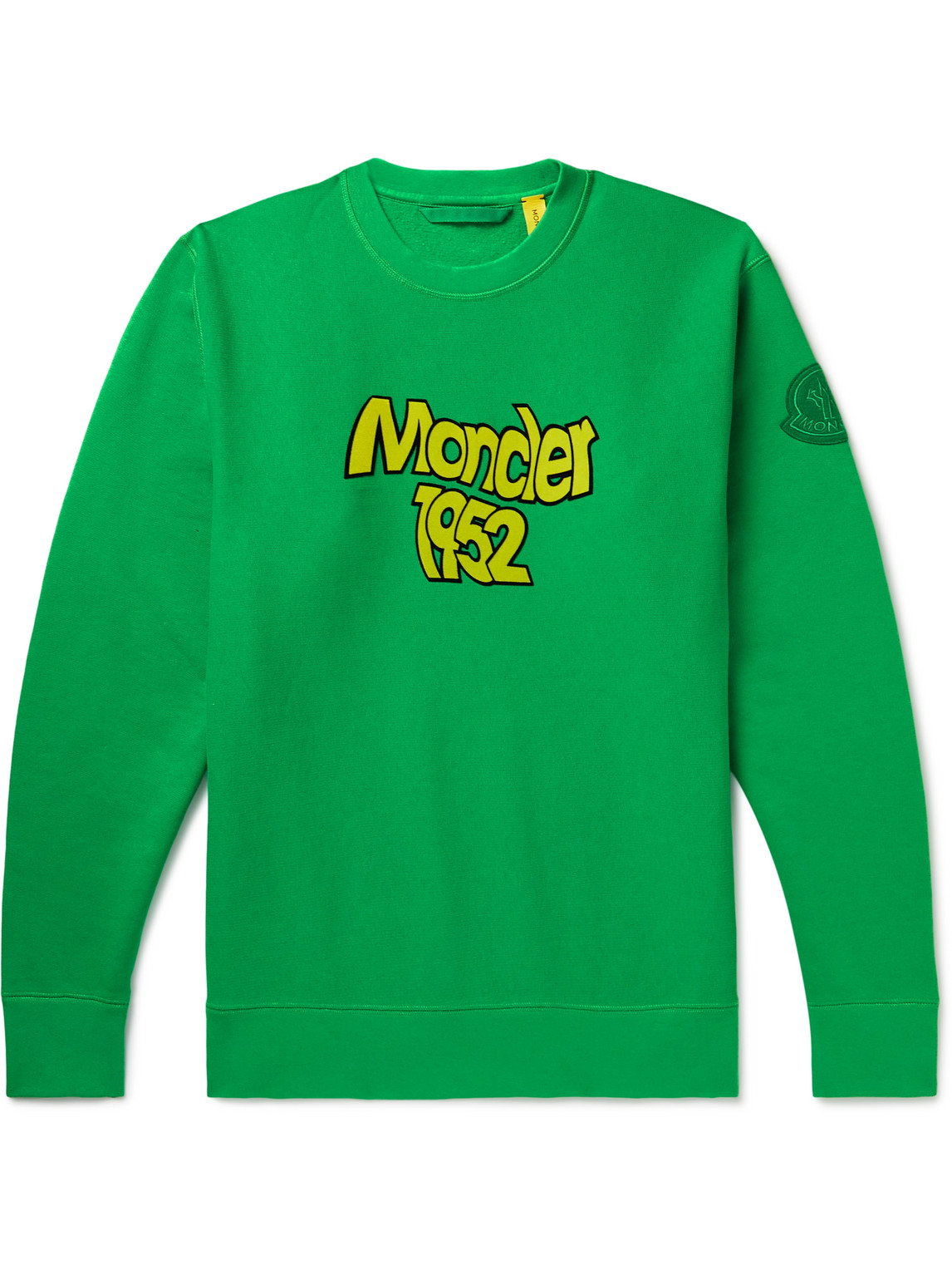 Moncler Genius 2 Moncler 1952 Logo-Flocked Cotton-Jersey Sweatshirt