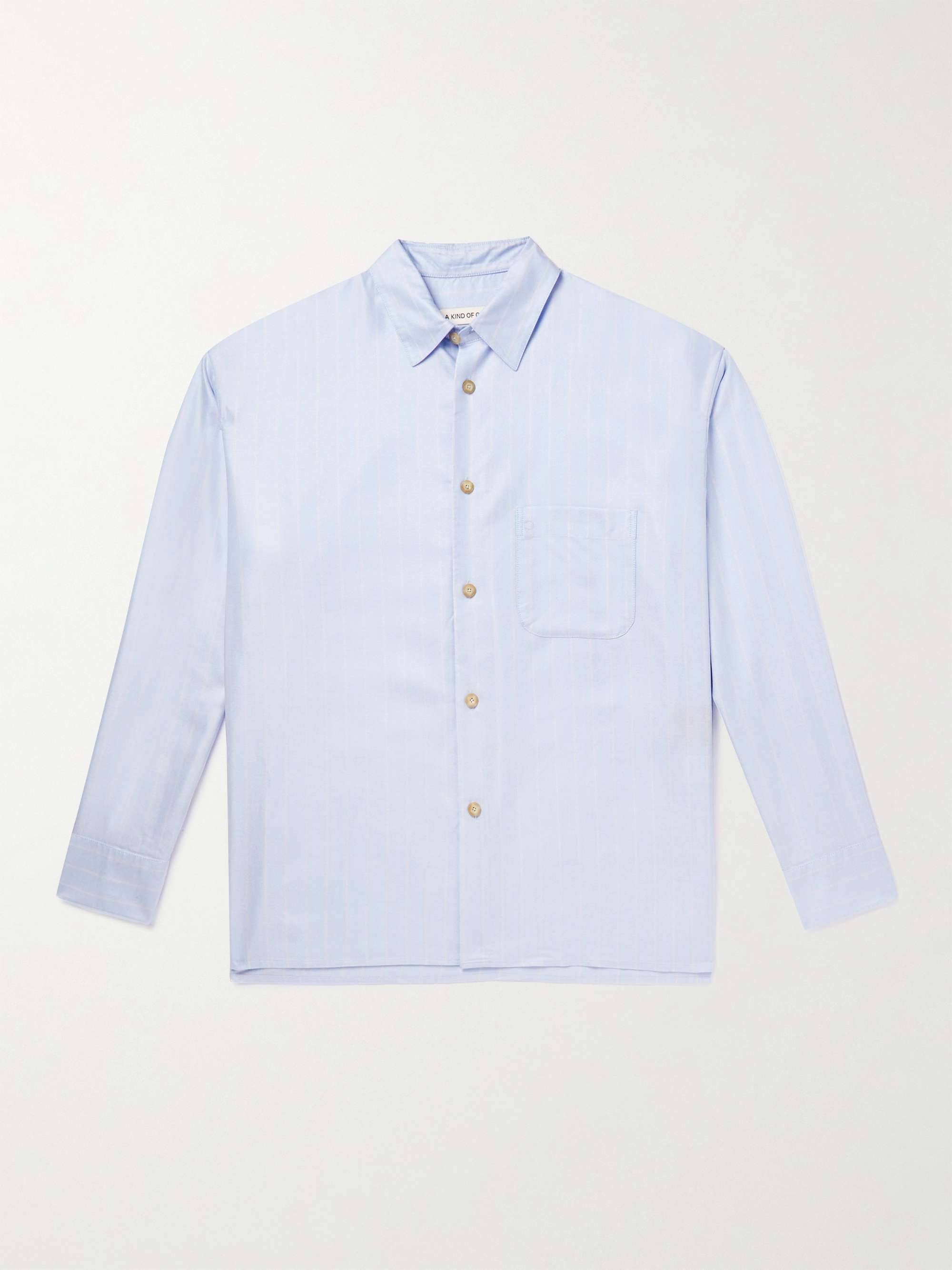A KIND OF GUISE Gusto Striped Lyocell Shirt