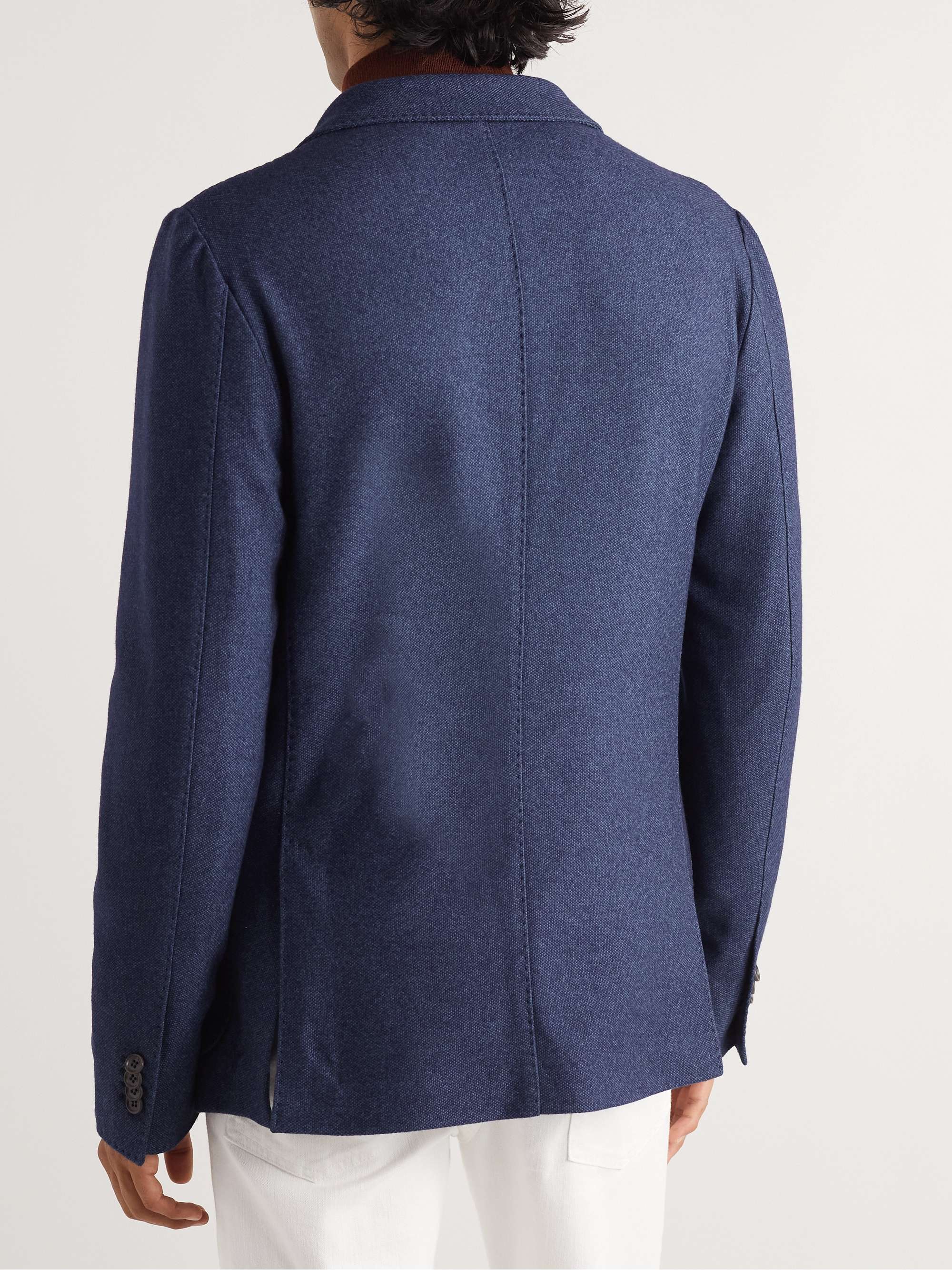 LORO PIANA Unstructured Silk and Cashmere-Blend Blazer