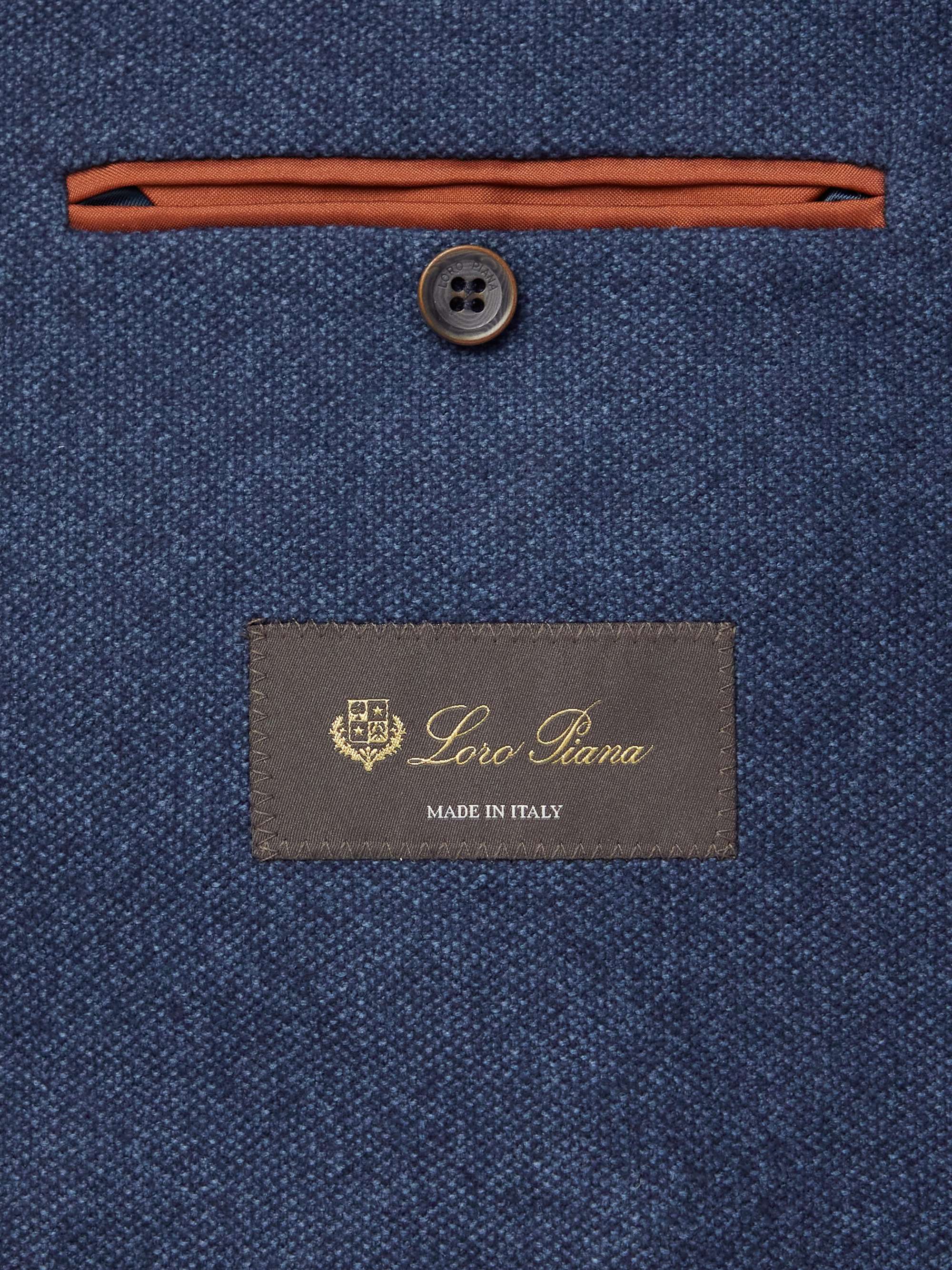 LORO PIANA Unstructured Silk and Cashmere-Blend Blazer