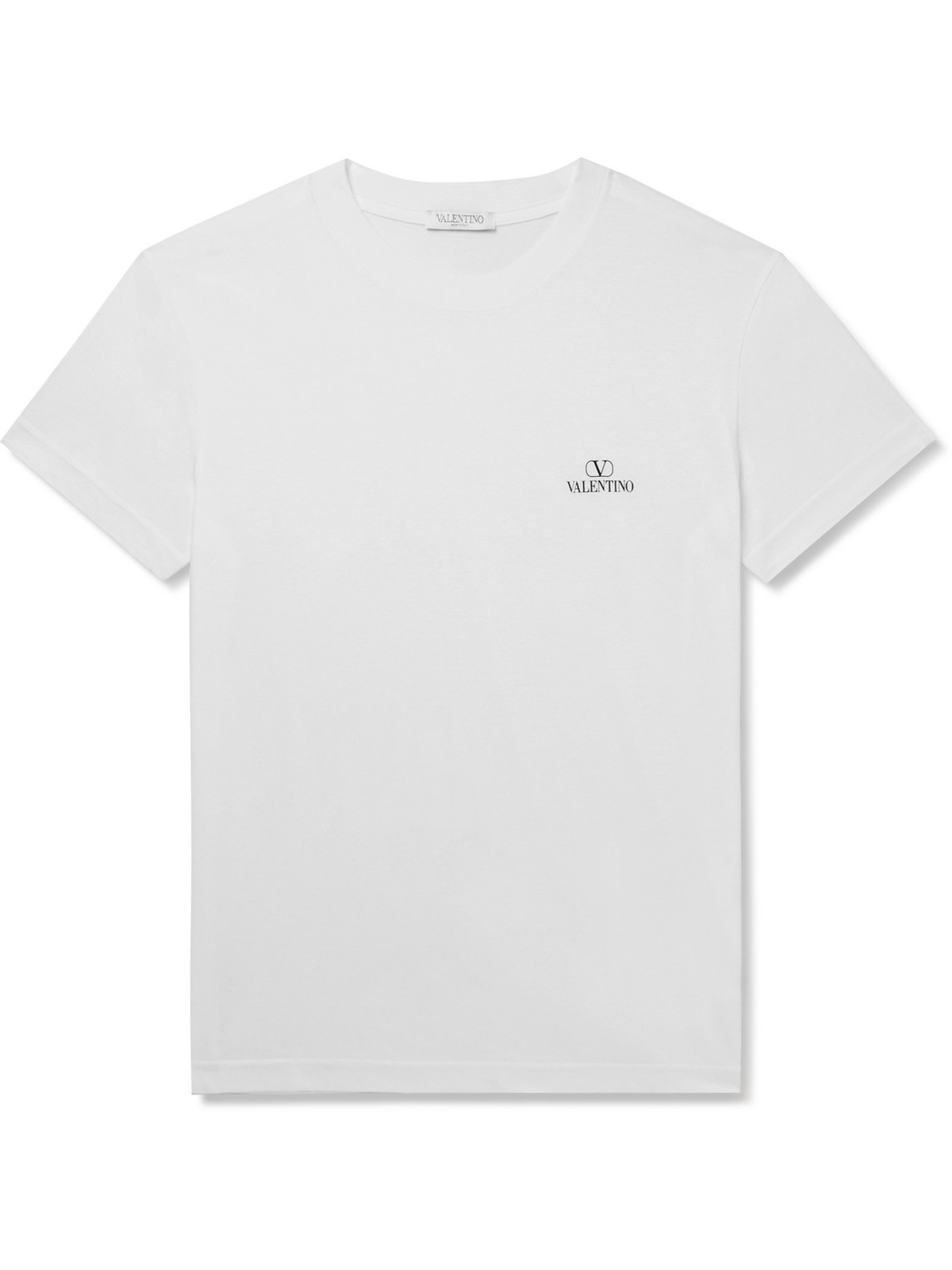 Valentino Slim-Fit Logo-Print Cotton-Jersey T-Shirt