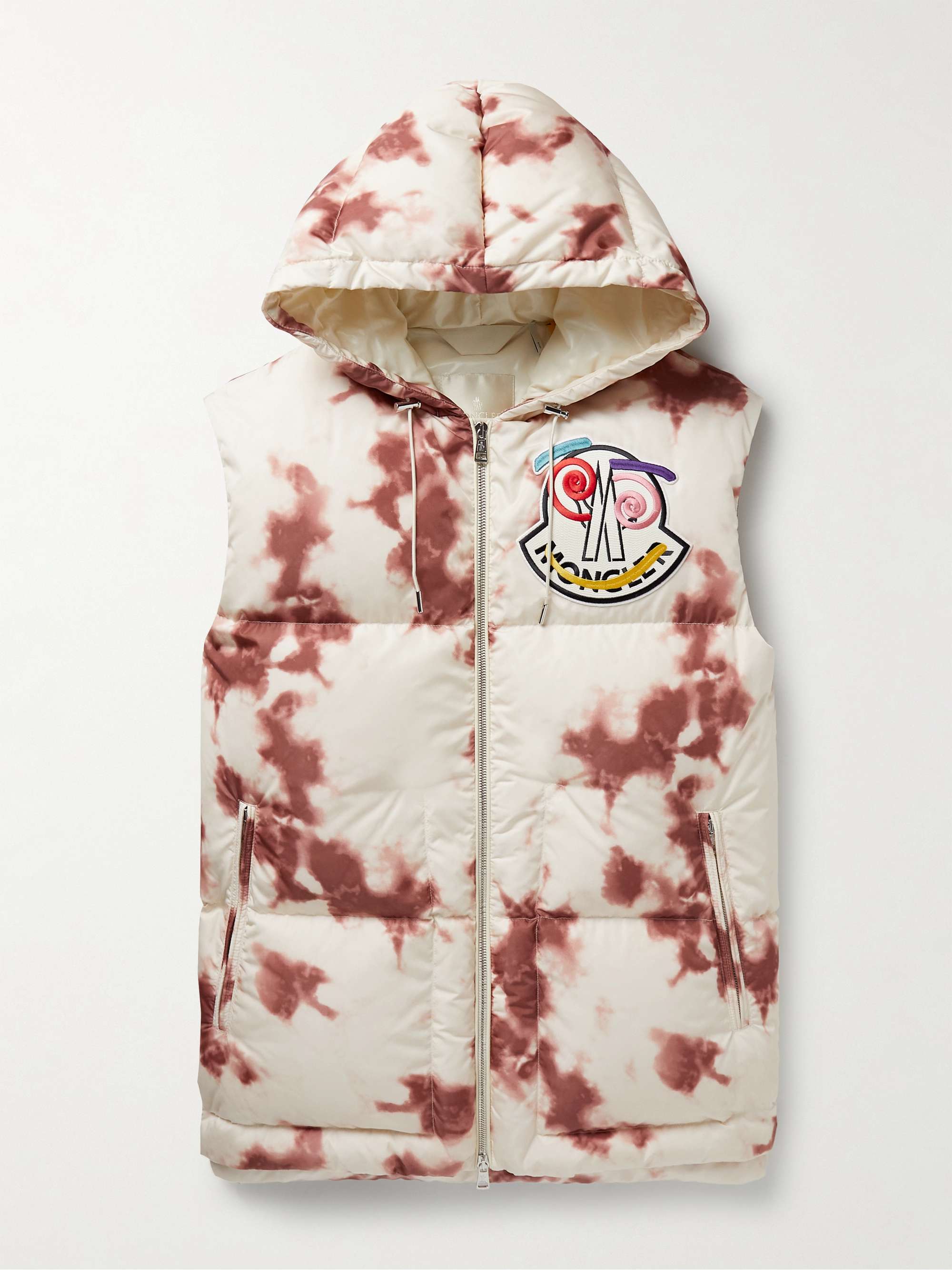 MONCLER GENIUS 2 Moncler 1952 Tie-Dyed Quilted Shell Hooded Gilet