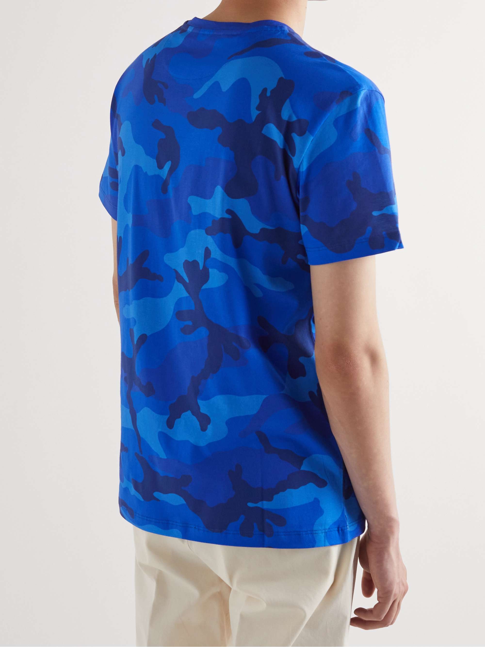 VALENTINO Camouflage-Print Cotton-Jersey T-Shirt