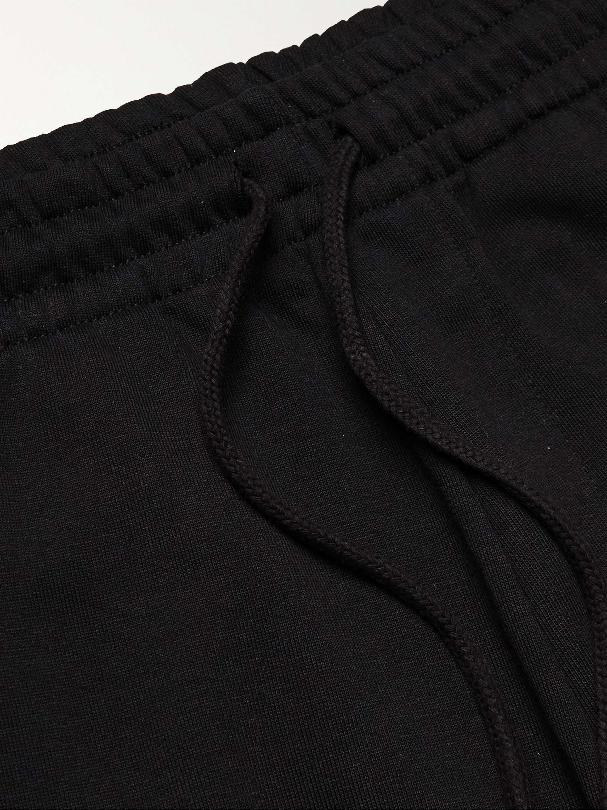 DRIES VAN NOTEN Straight-Leg Cotton-Jersey Sweatpants
