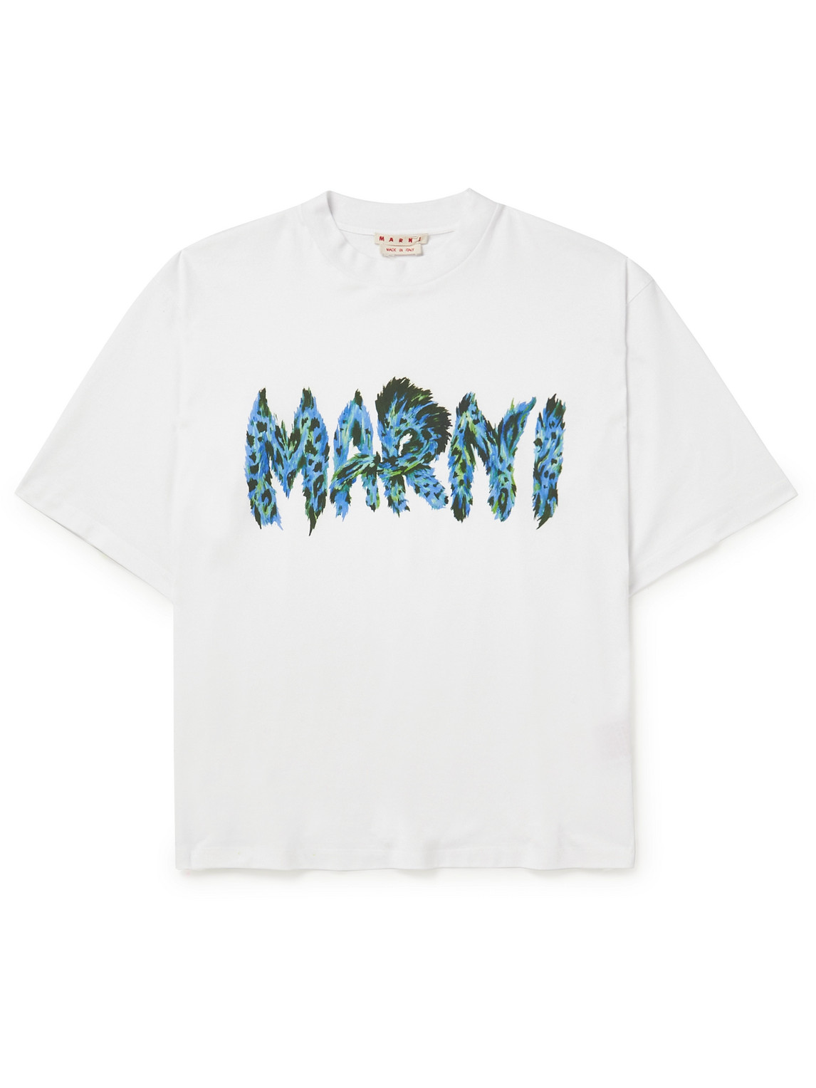 Marni Logo-Print Cotton-Jersey T-Shirt