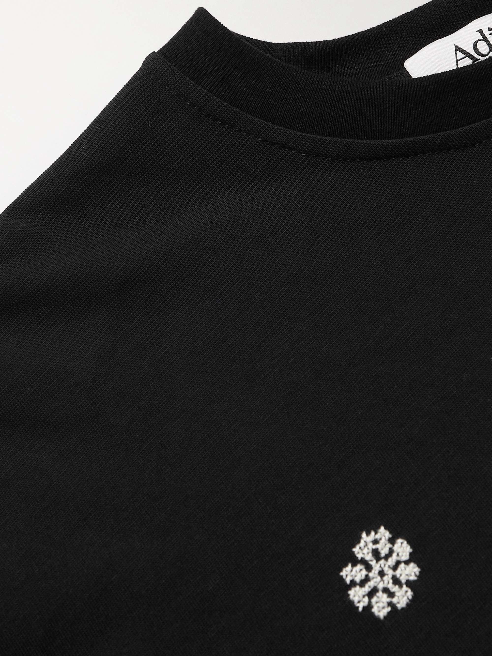 ADISH Logo-Embroidered Cotton-Jersey T-Shirt