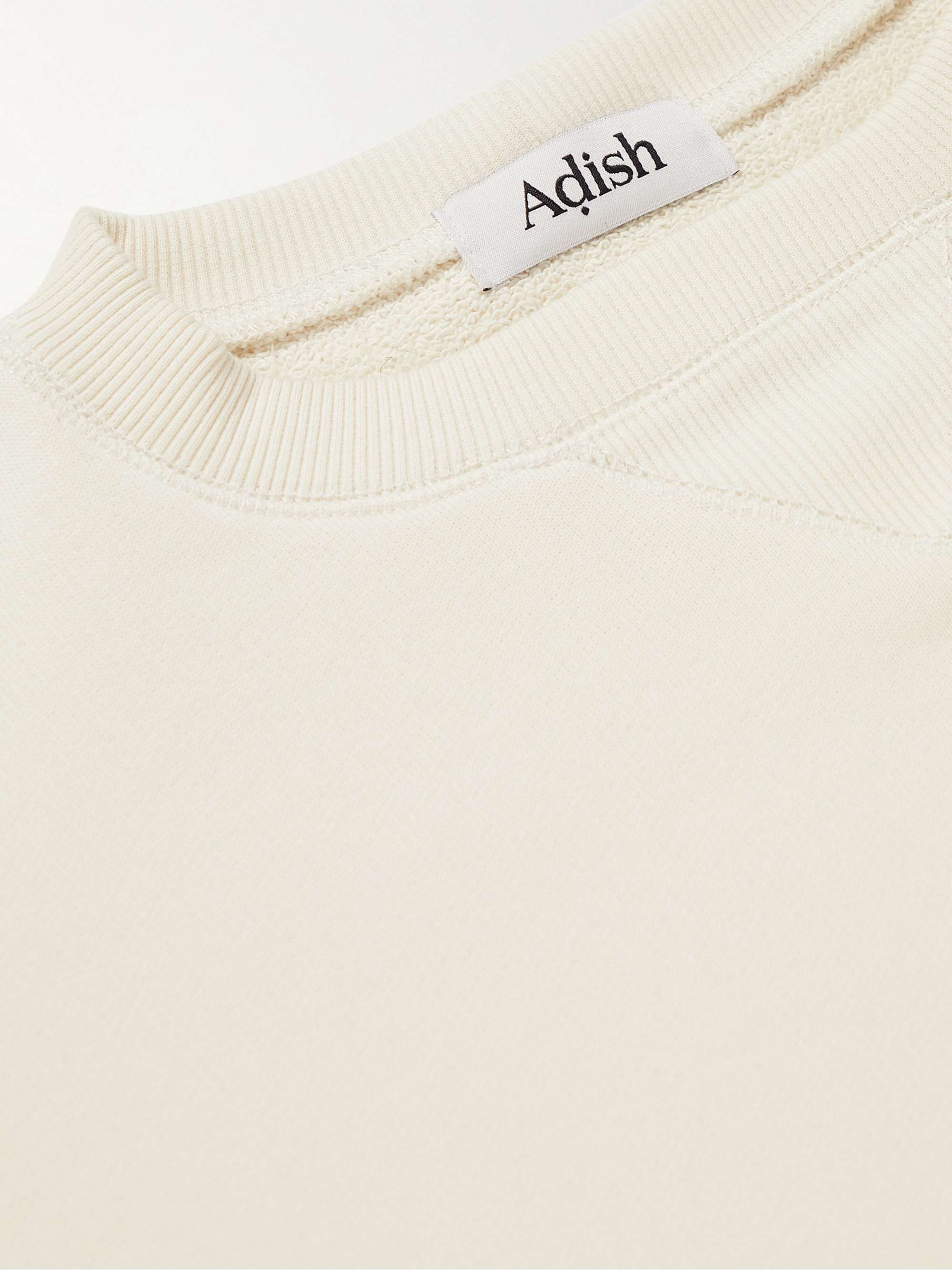 ADISH Logo-Embroidered Cotton-Jersey Sweatshirt