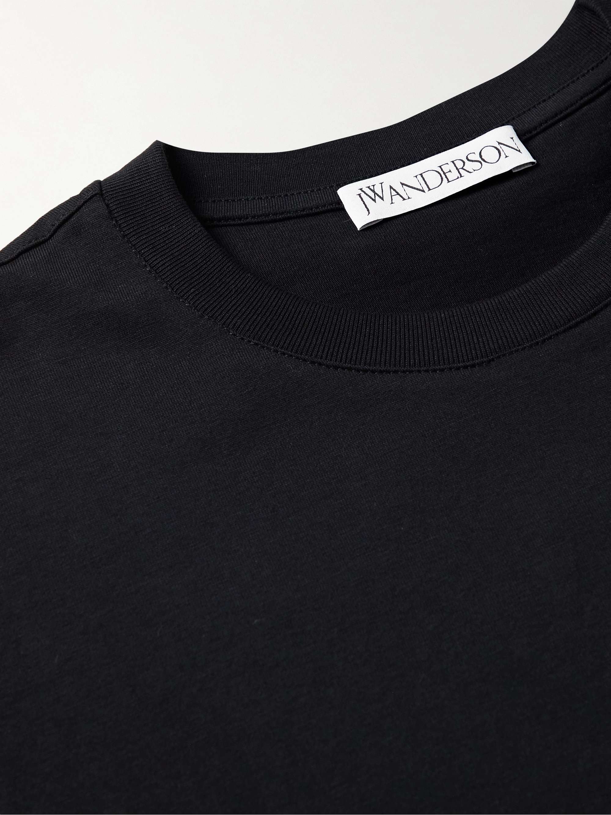 JW ANDERSON Embroidered Cotton-Jersey T-Shirt