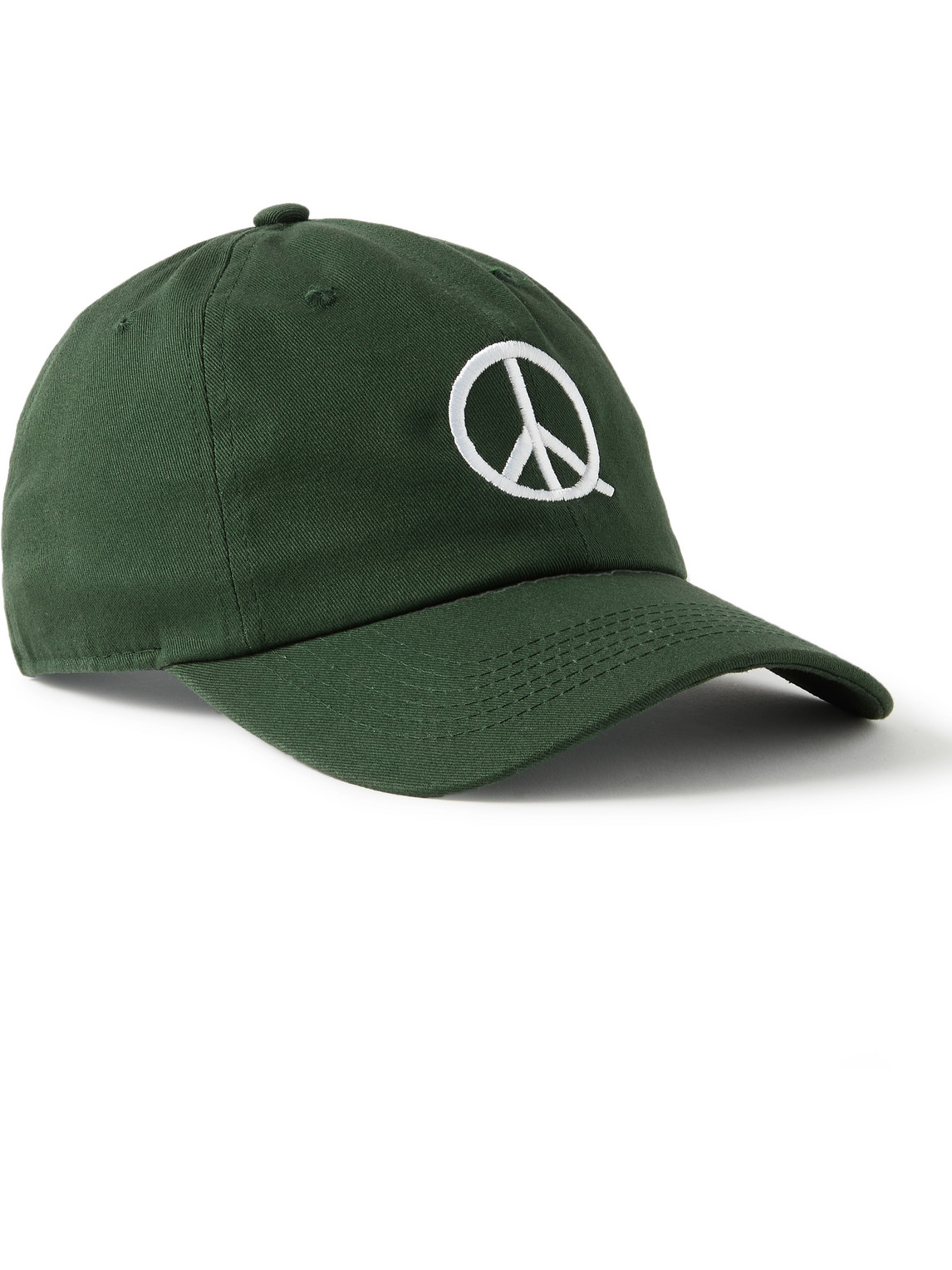 Museum Of Peace & Quiet Icon Logo-Embroidered Cotton-Twill Baseball Cap