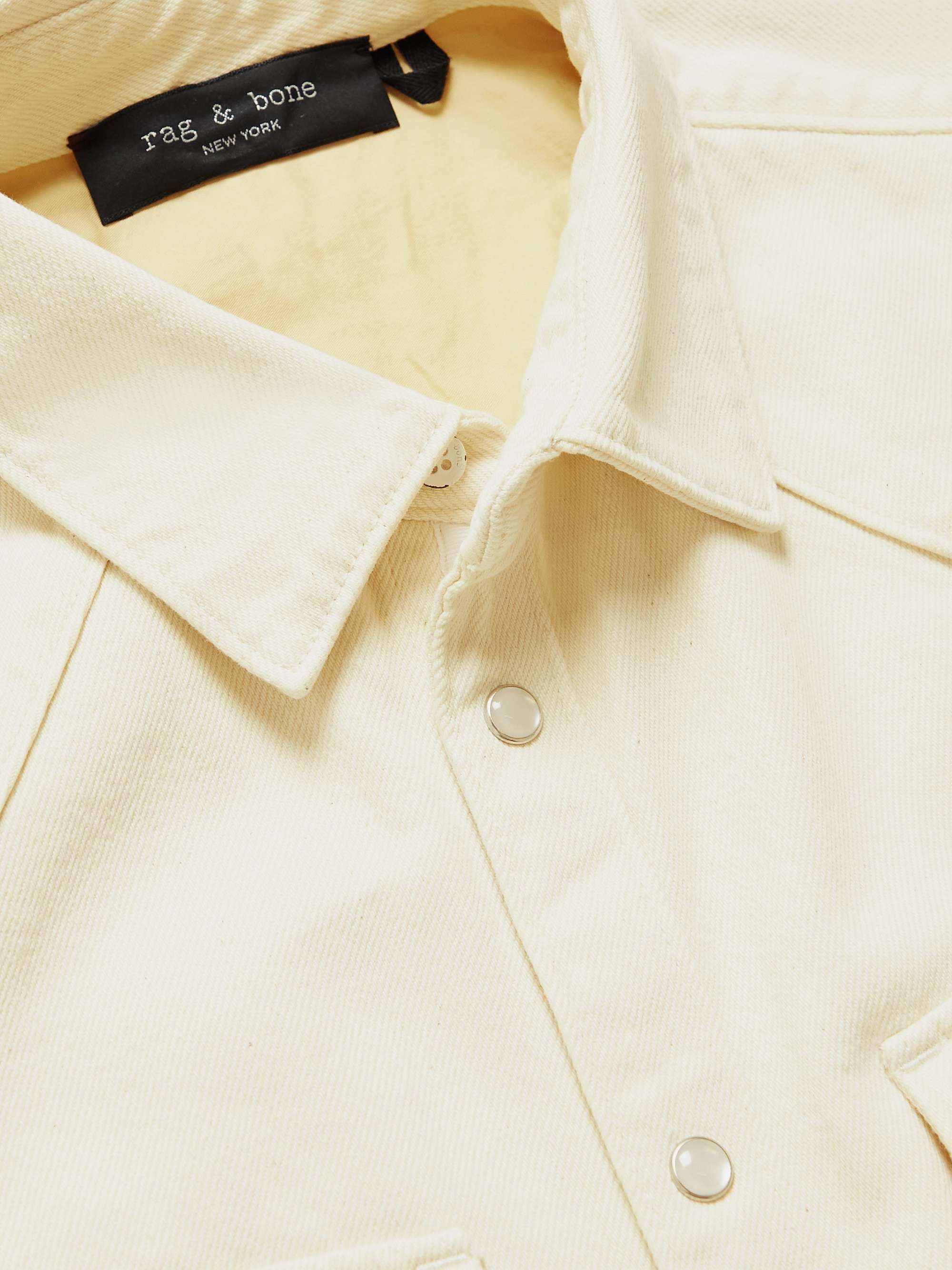 RAG & BONE Engineered Western Cotton-Twill Shirt