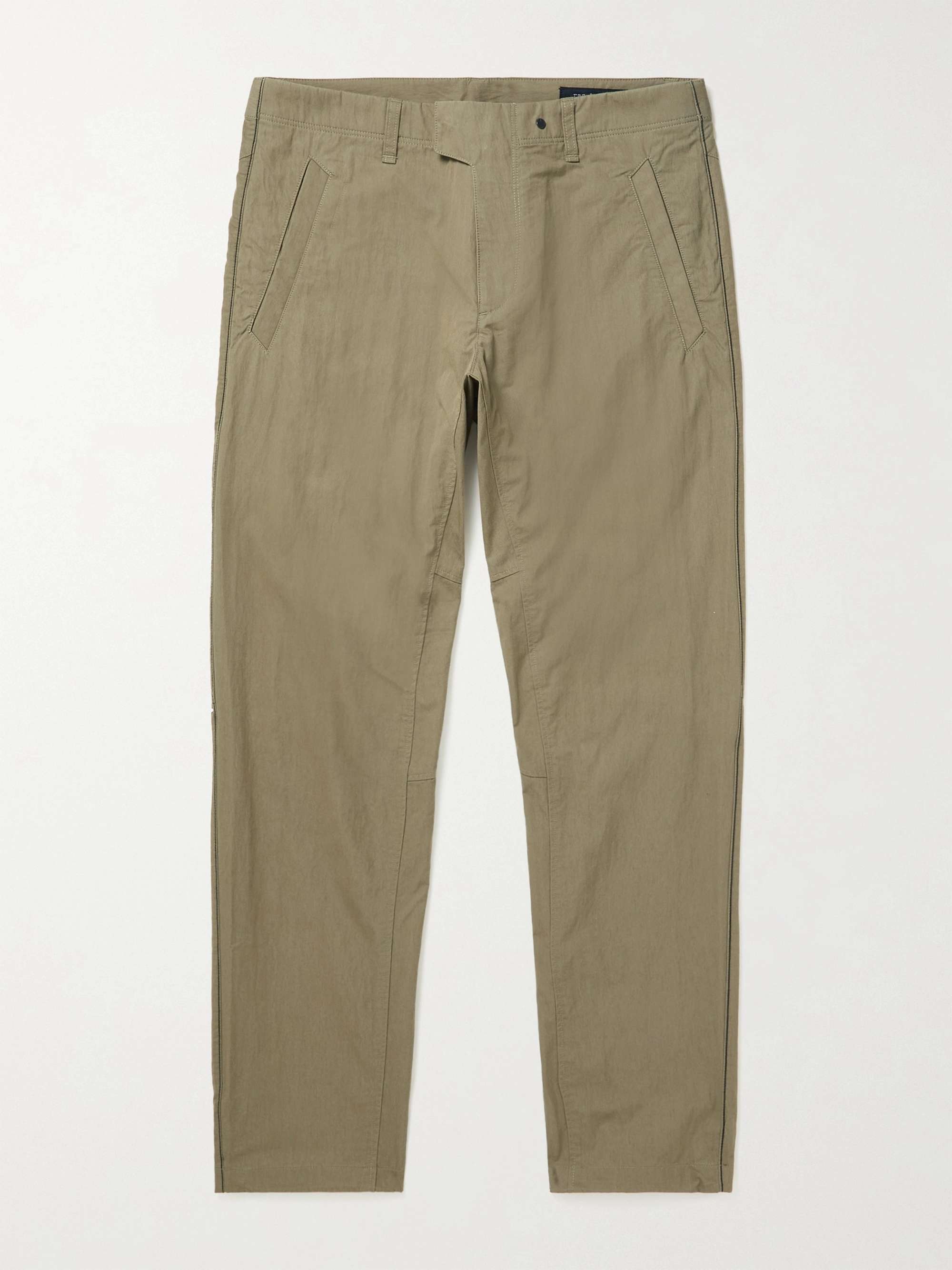 RAG & BONE Otis Flyweight Slim-Fit Tapered Cotton-Blend Trousers