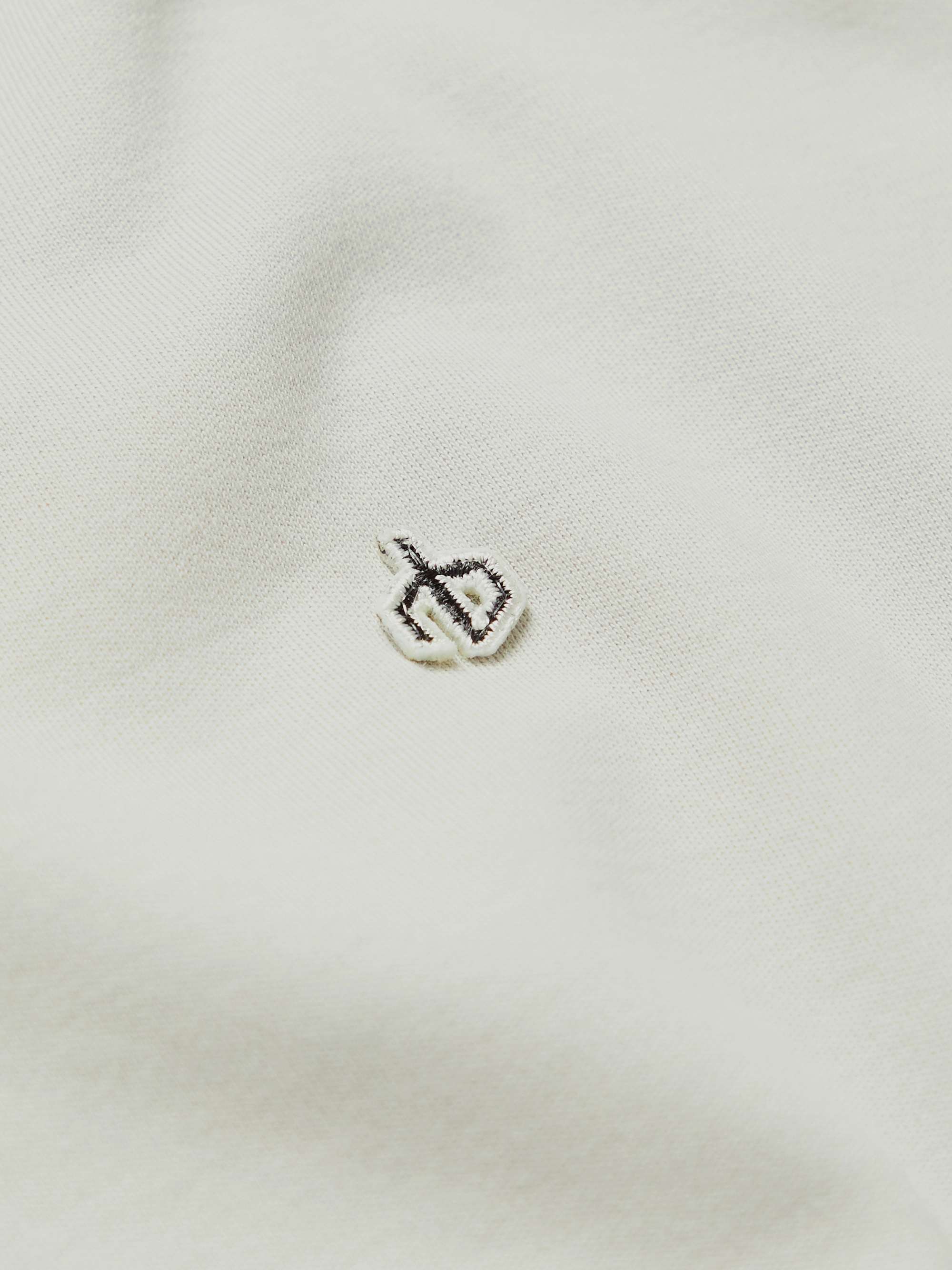 RAG & BONE Logo-Appliquéd Cotton-Jersey Polo Shirt